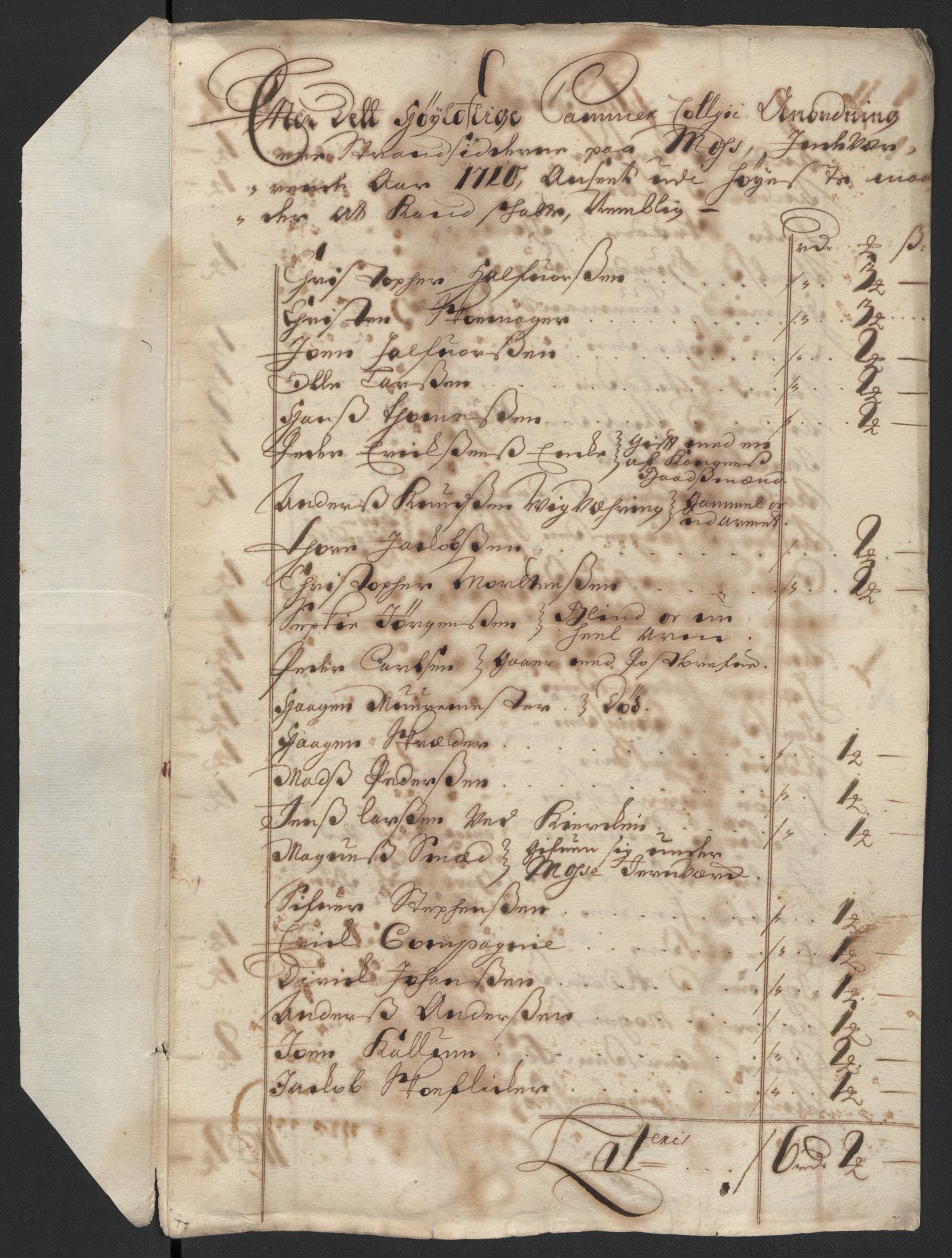 Rentekammeret inntil 1814, Reviderte regnskaper, Fogderegnskap, RA/EA-4092/R04/L0135: Fogderegnskap Moss, Onsøy, Tune, Veme og Åbygge, 1709-1710, p. 293