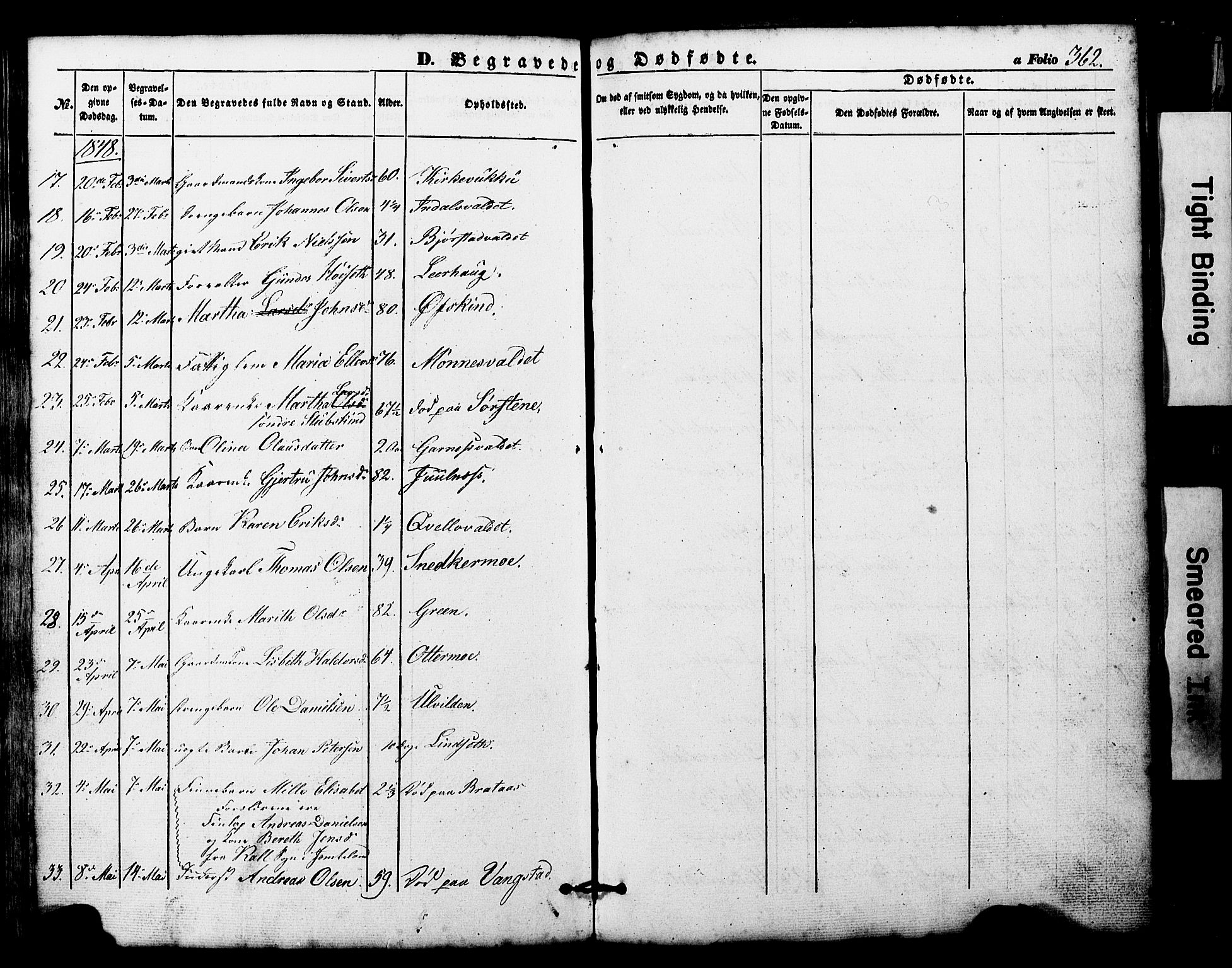 Ministerialprotokoller, klokkerbøker og fødselsregistre - Nord-Trøndelag, SAT/A-1458/724/L0268: Parish register (copy) no. 724C04, 1846-1878, p. 362