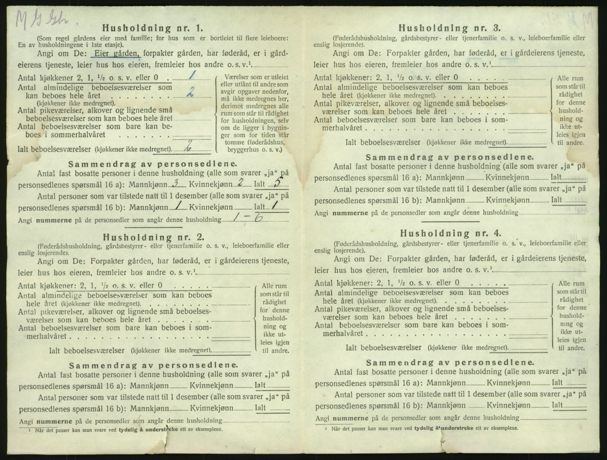 SAKO, 1920 census for Brunlanes, 1920, p. 64