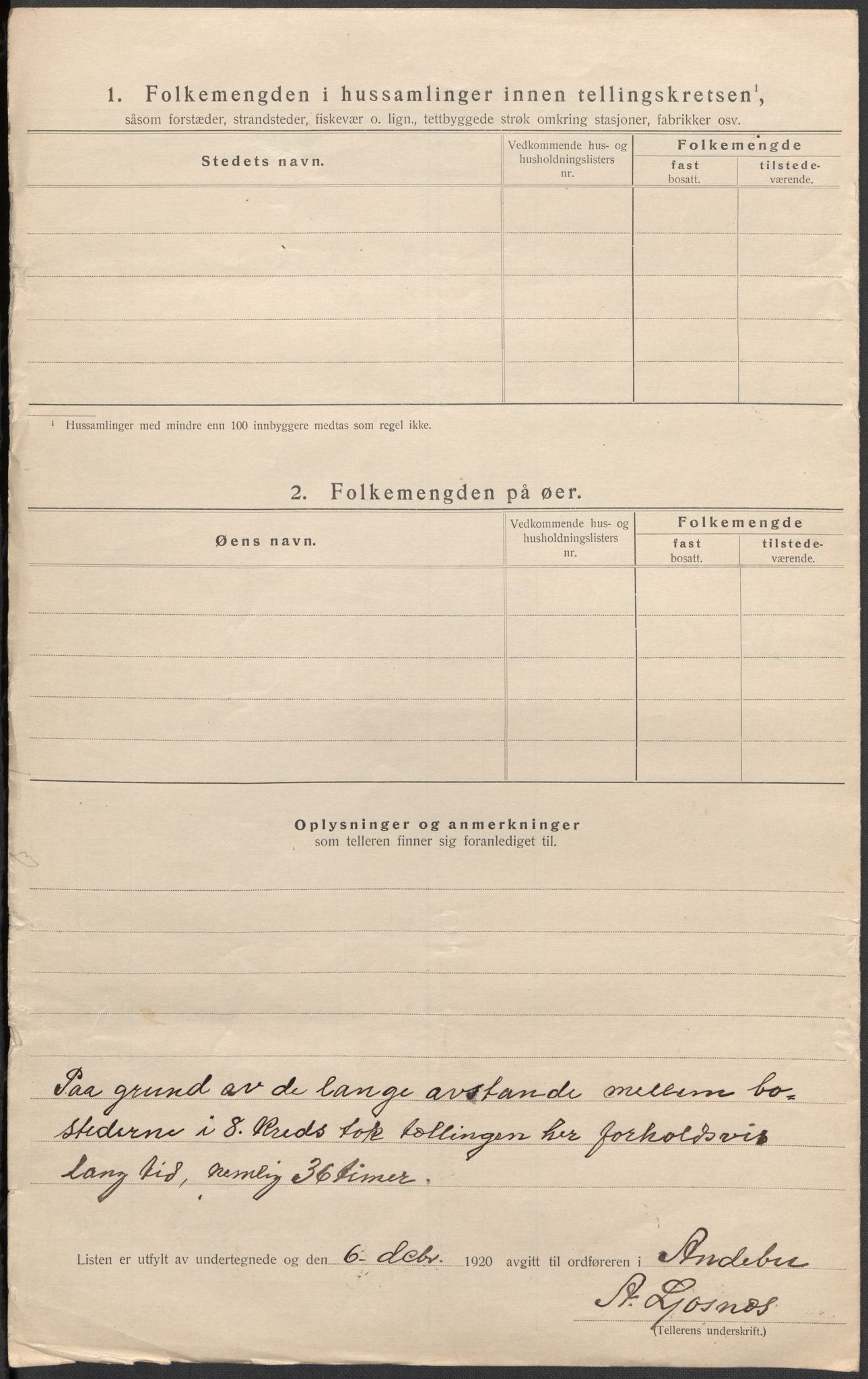 SAKO, 1920 census for Andebu, 1920, p. 38