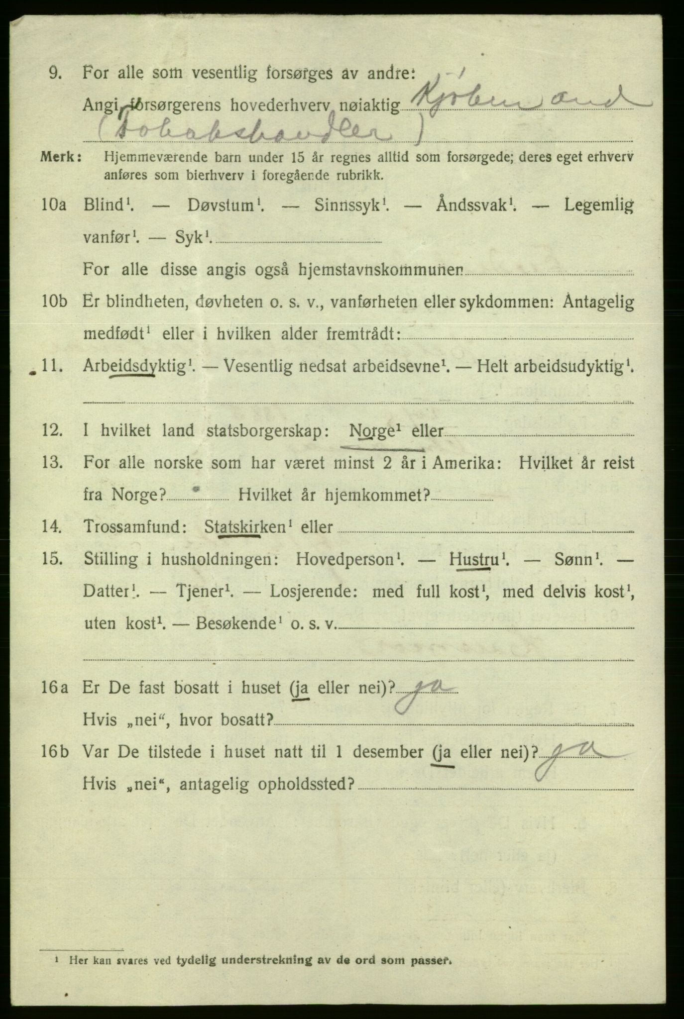 SAO, 1920 census for Fredrikshald, 1920, p. 11856