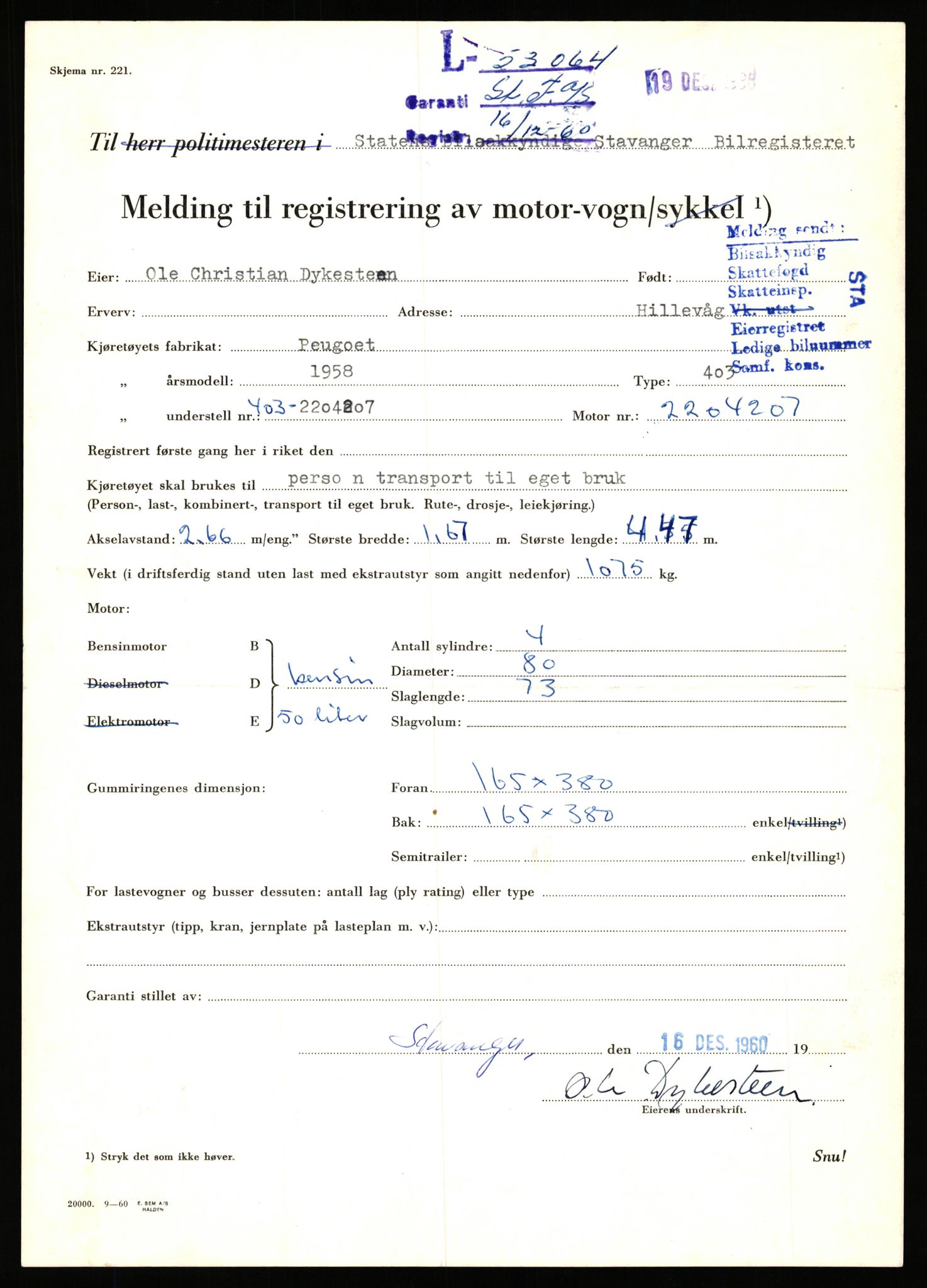 Stavanger trafikkstasjon, AV/SAST-A-101942/0/F/L0053: L-52900 - L-54199, 1930-1971, p. 473