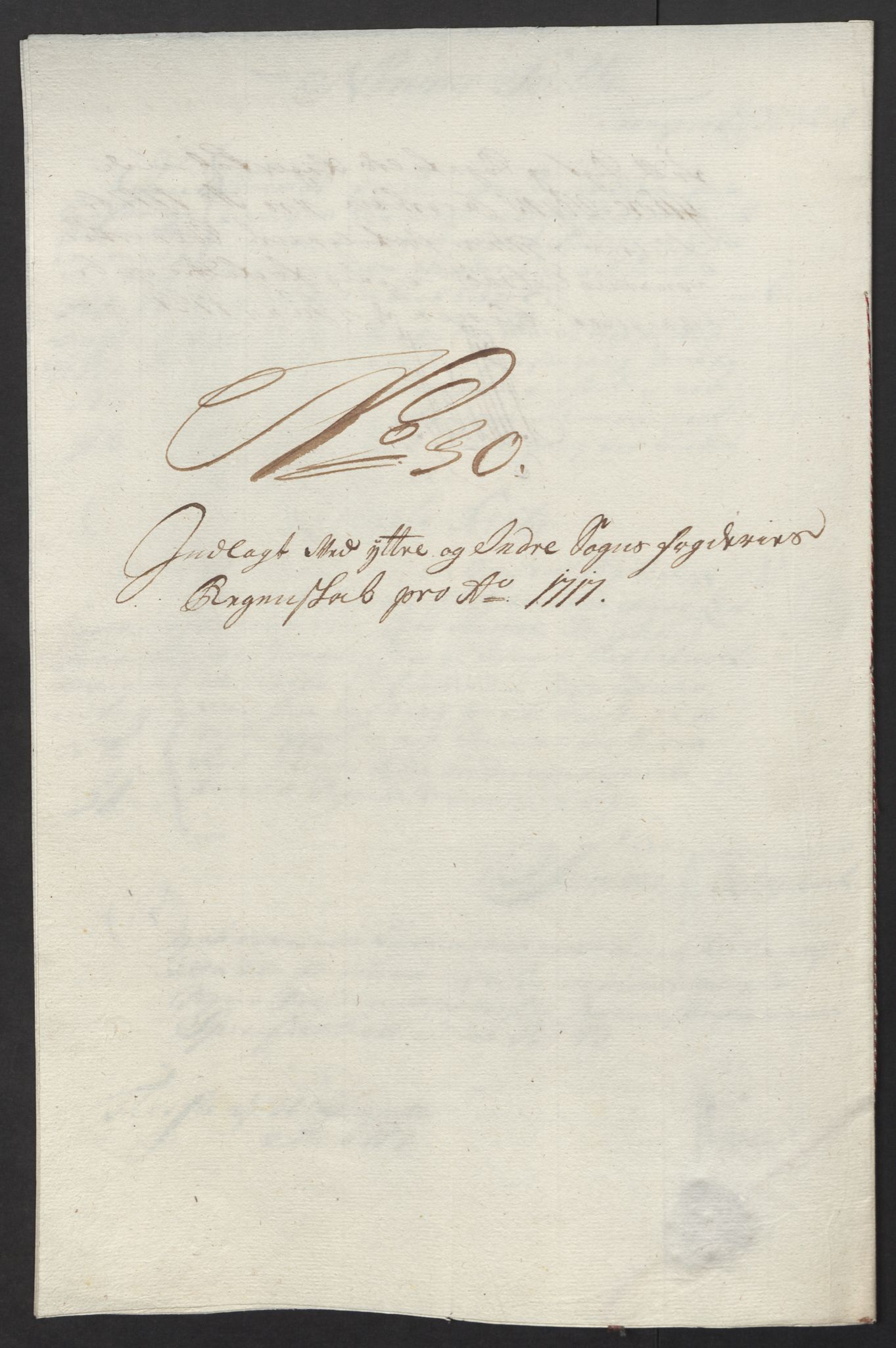 Rentekammeret inntil 1814, Reviderte regnskaper, Fogderegnskap, AV/RA-EA-4092/R52/L3321: Fogderegnskap Sogn, 1717-1718, p. 135