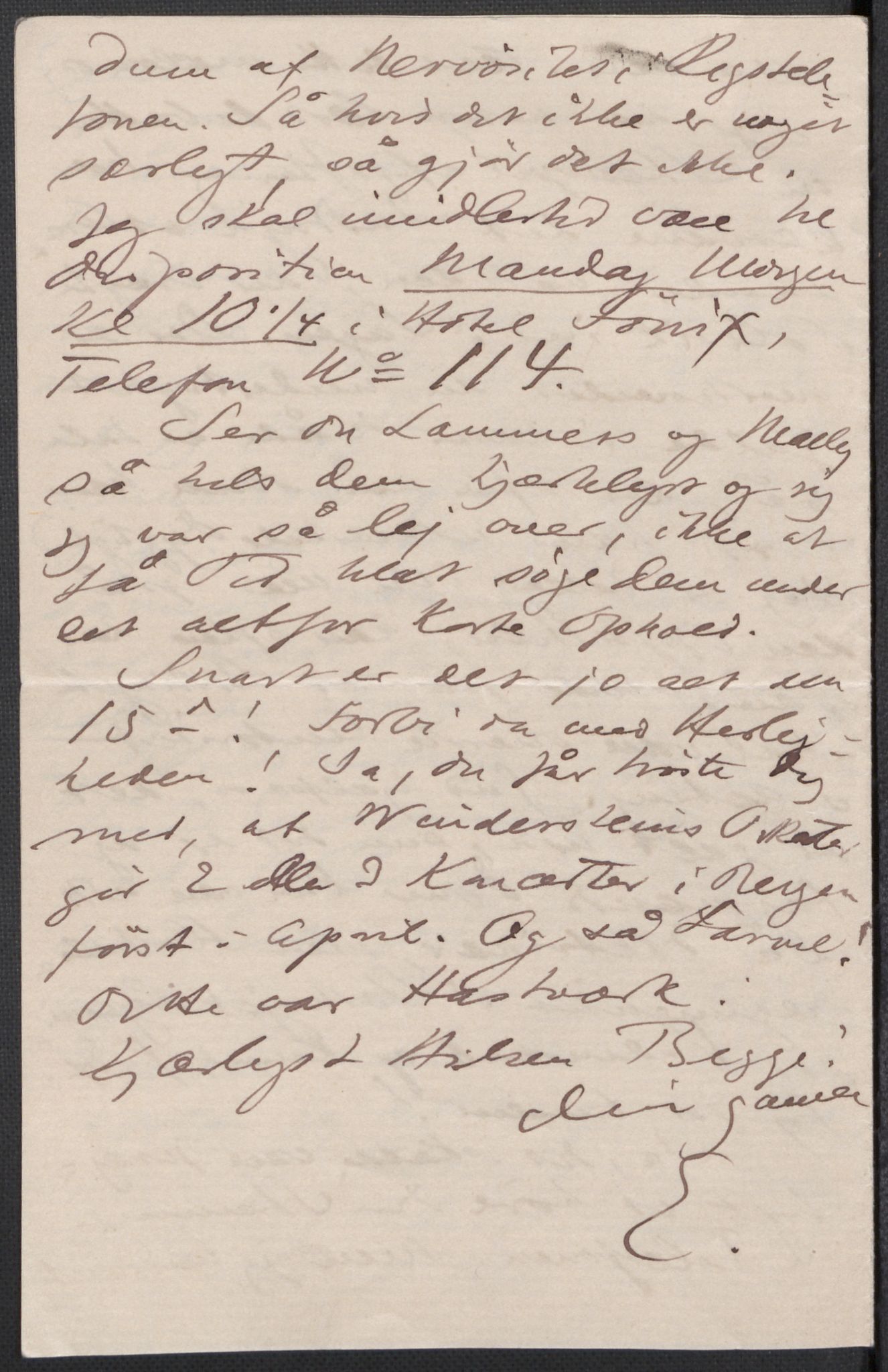 Beyer, Frants, AV/RA-PA-0132/F/L0001: Brev fra Edvard Grieg til Frantz Beyer og "En del optegnelser som kan tjene til kommentar til brevene" av Marie Beyer, 1872-1907, p. 645