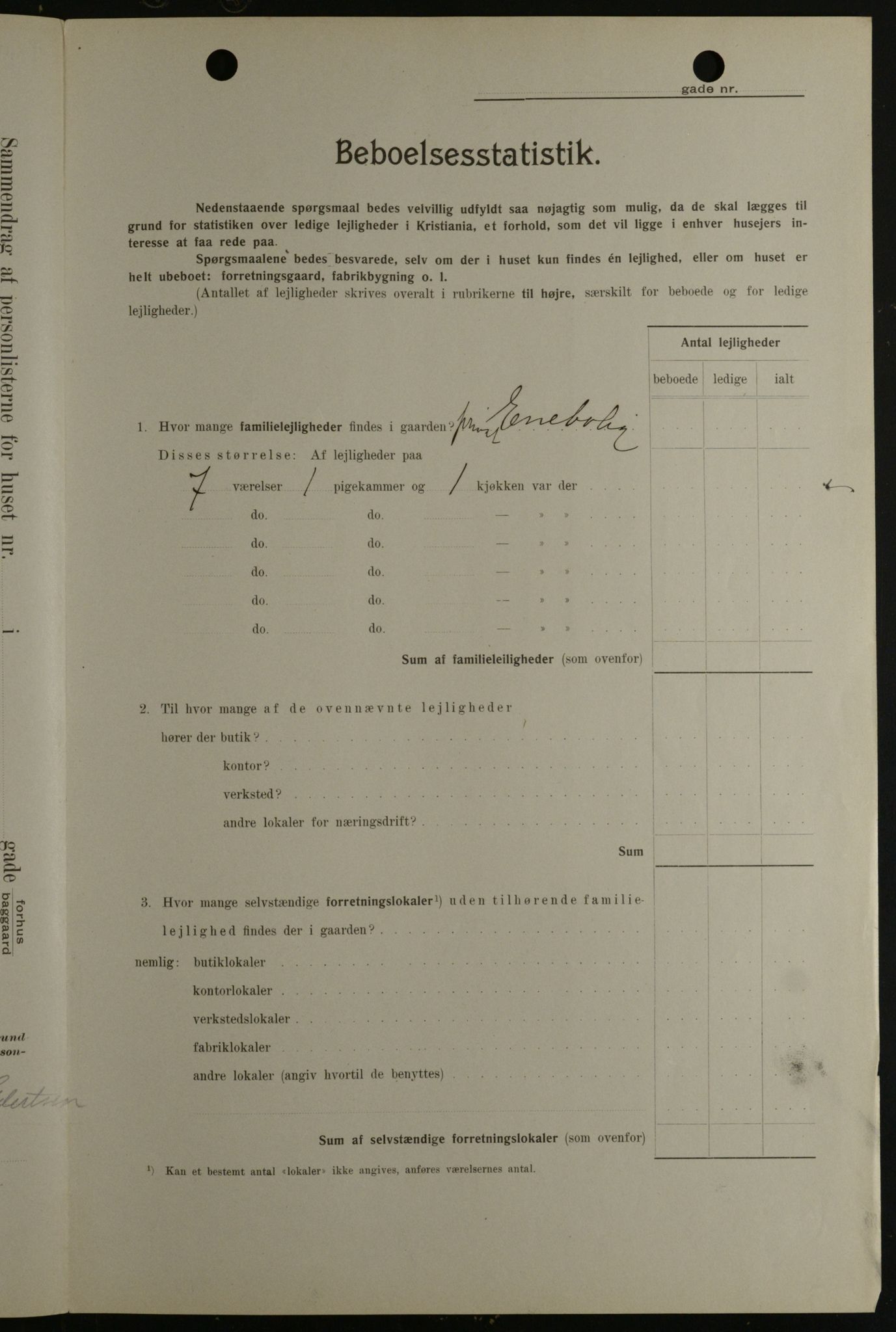 OBA, Municipal Census 1908 for Kristiania, 1908, p. 74632