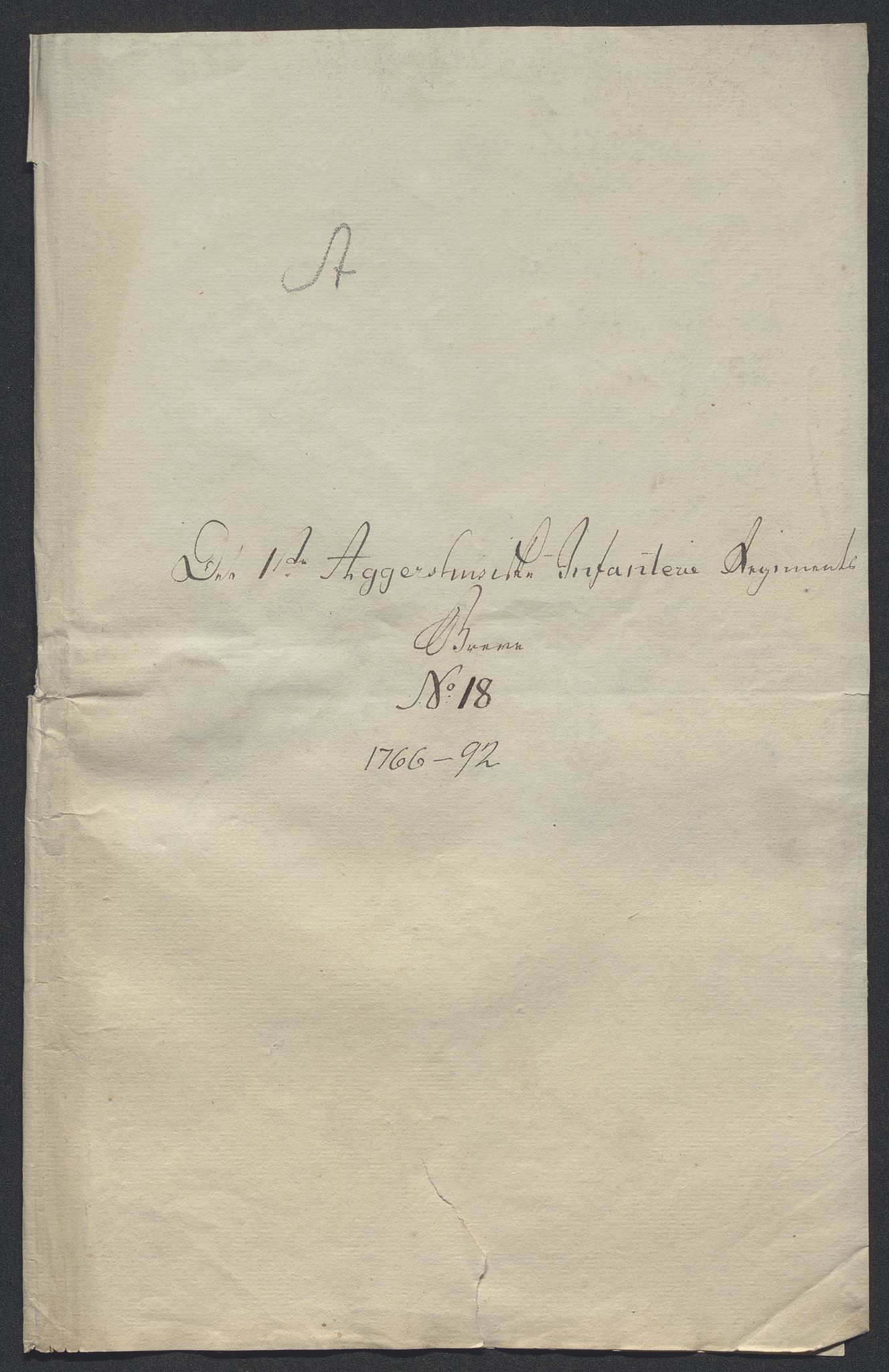 Forsvaret, Generalauditøren, AV/RA-RAFA-1772/F/Fd/L0004d: Breve fra regimenterne 1765 - 1795., 1765-1795, p. 4