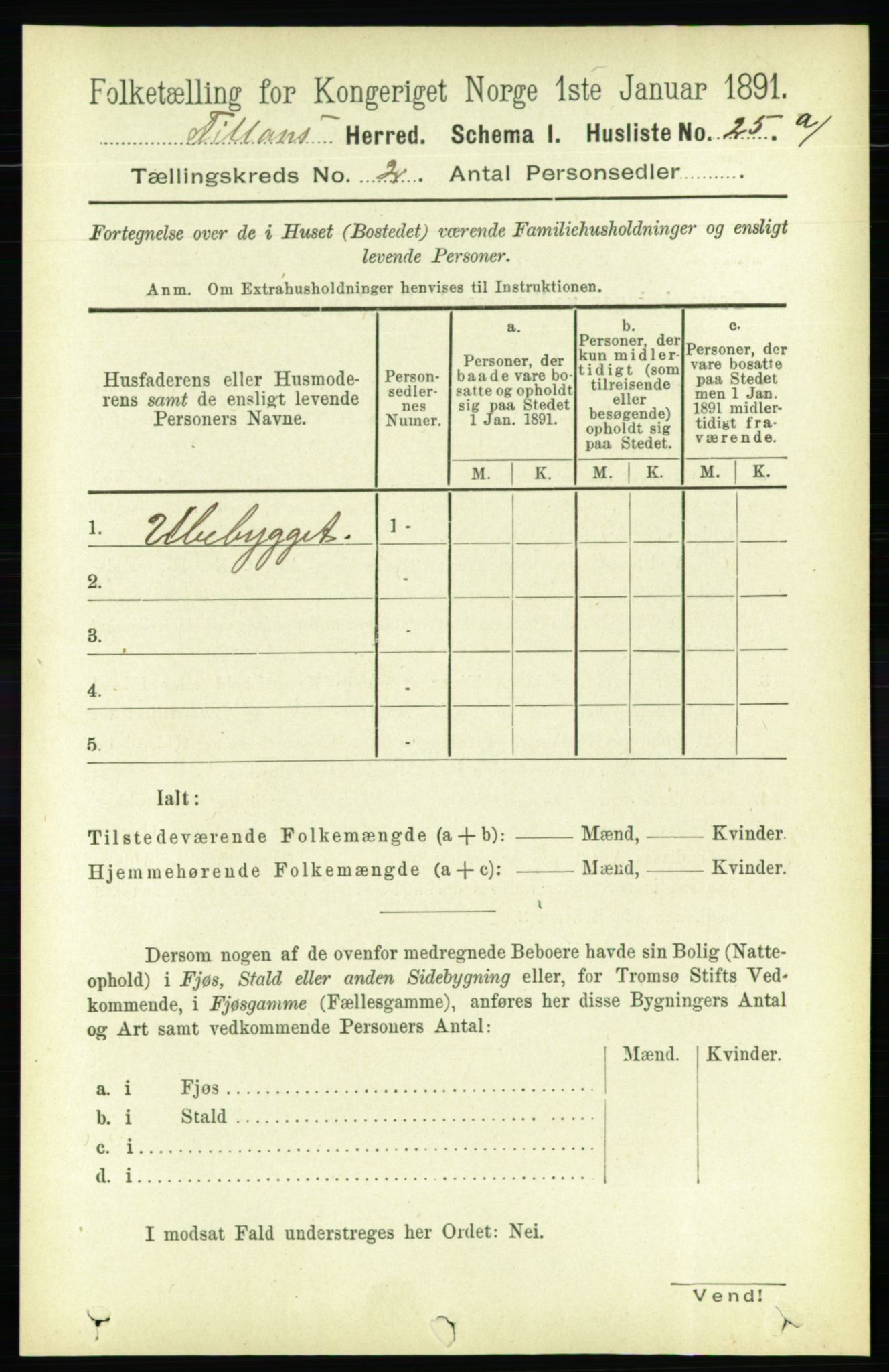 RA, 1891 census for 1616 Fillan, 1891, p. 213