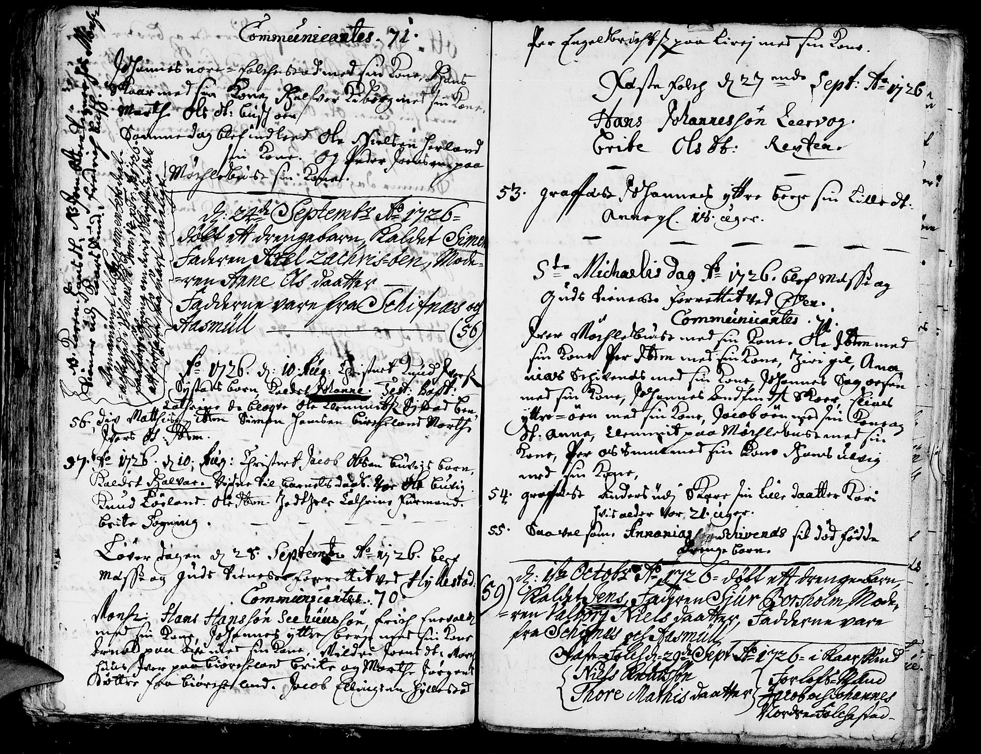 Askvoll sokneprestembete, AV/SAB-A-79501/H/Haa/Haaa/L0005: Parish register (official) no. A 5, 1722-1733, p. 136