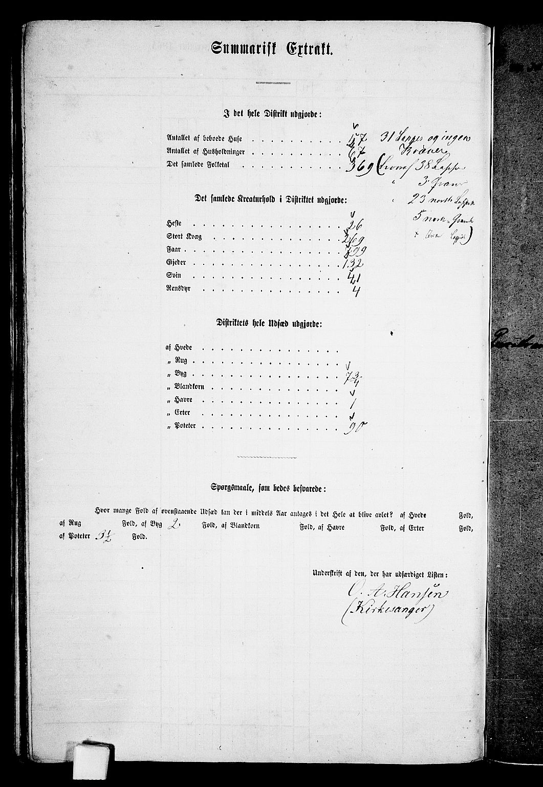 RA, 1865 census for Lenvik, 1865, p. 153