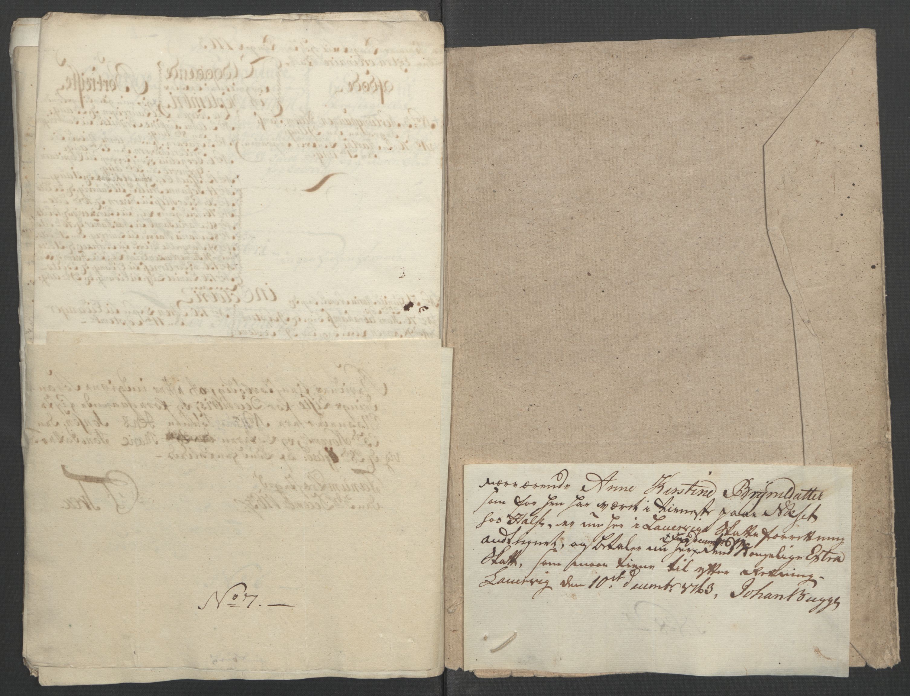 Rentekammeret inntil 1814, Reviderte regnskaper, Fogderegnskap, AV/RA-EA-4092/R33/L2033: Ekstraskatten Larvik grevskap, 1762-1764, p. 334