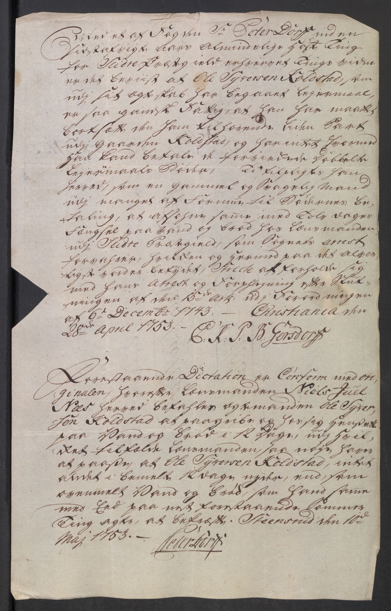 Rentekammeret inntil 1814, Reviderte regnskaper, Fogderegnskap, AV/RA-EA-4092/R18/L1349: Fogderegnskap Hadeland, Toten og Valdres, 1752-1753, p. 344