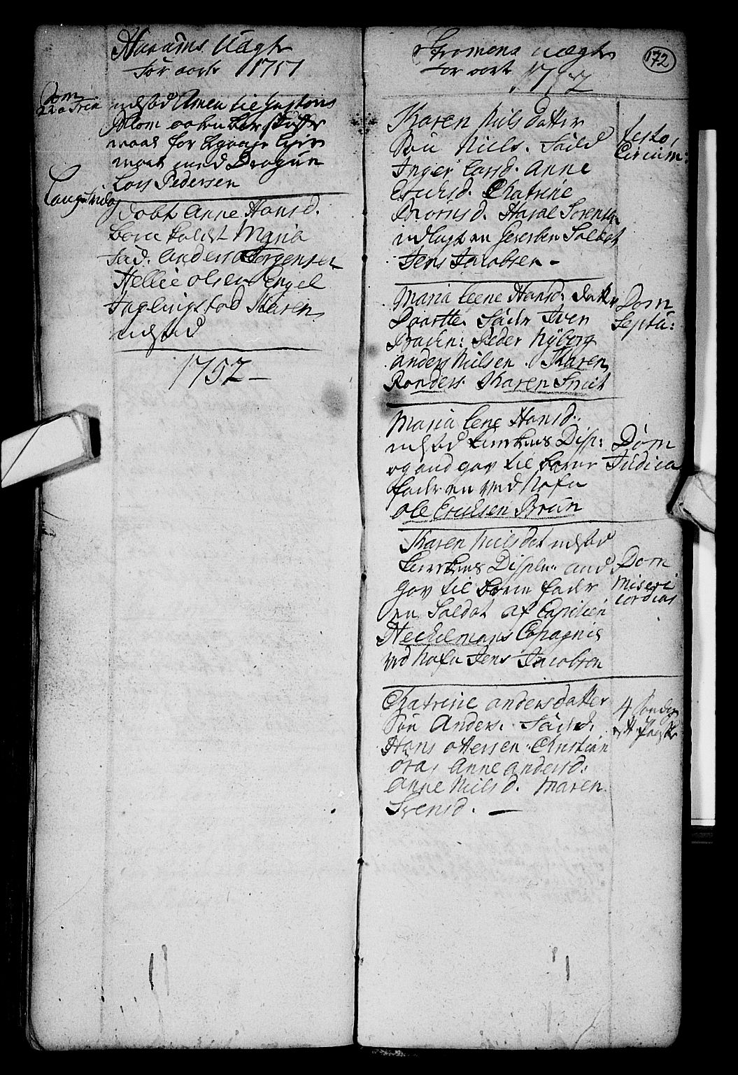 Hurum kirkebøker, AV/SAKO-A-229/F/Fa/L0002: Parish register (official) no. 2, 1733-1757, p. 172