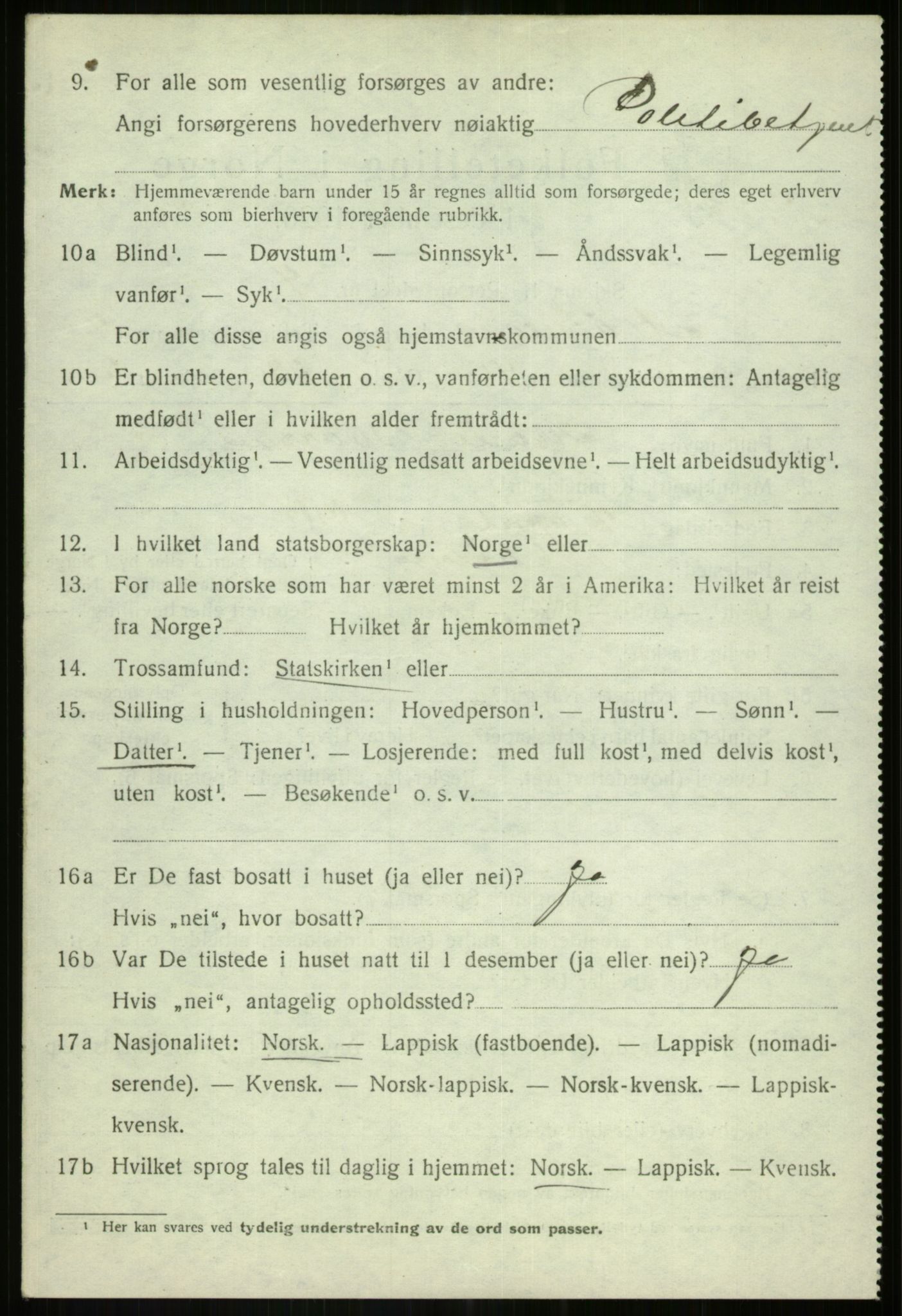 SATØ, 1920 census for Målselv, 1920, p. 4834