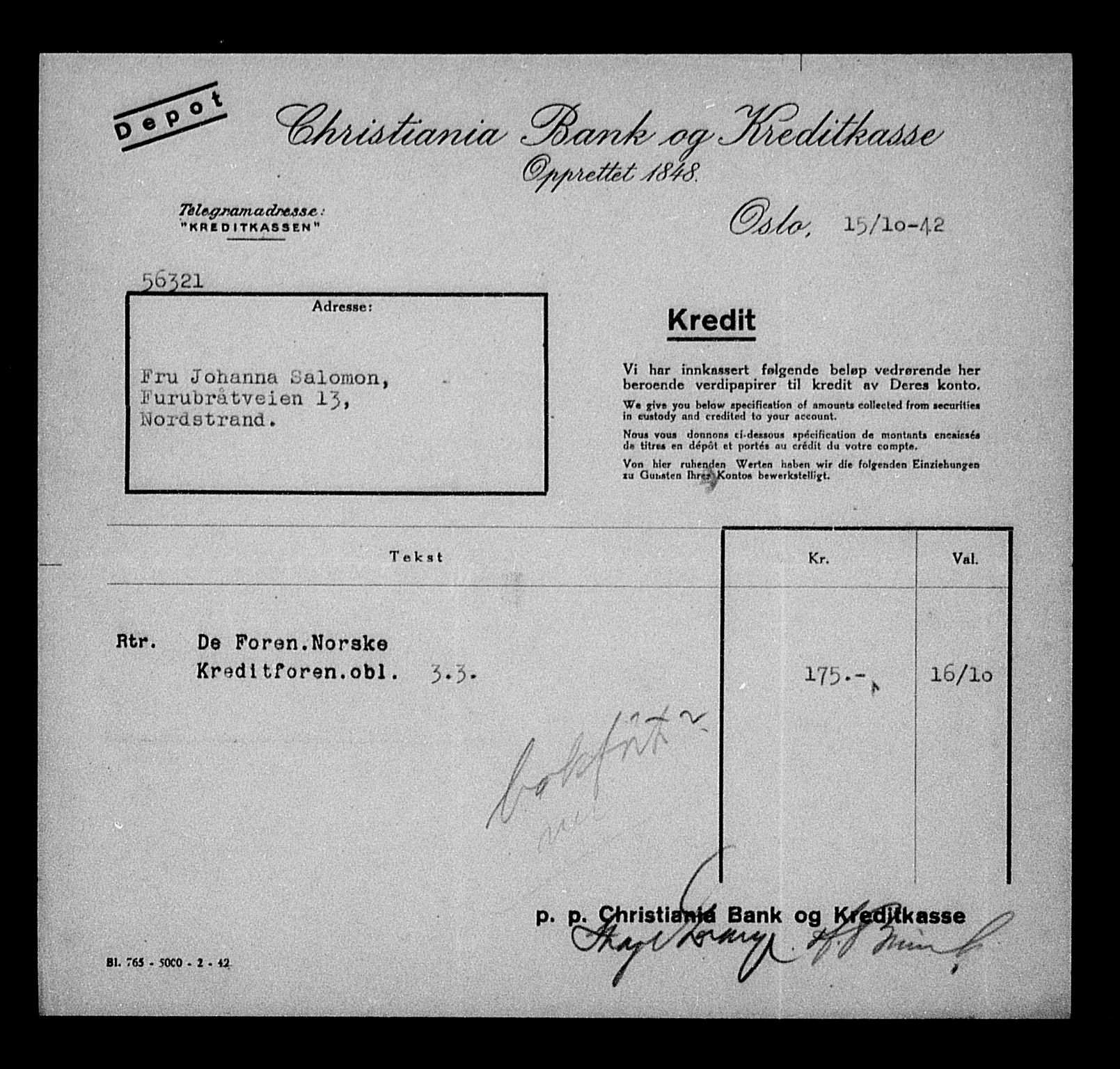 Justisdepartementet, Tilbakeføringskontoret for inndratte formuer, AV/RA-S-1564/H/Hc/Hcc/L0976: --, 1945-1947, p. 286