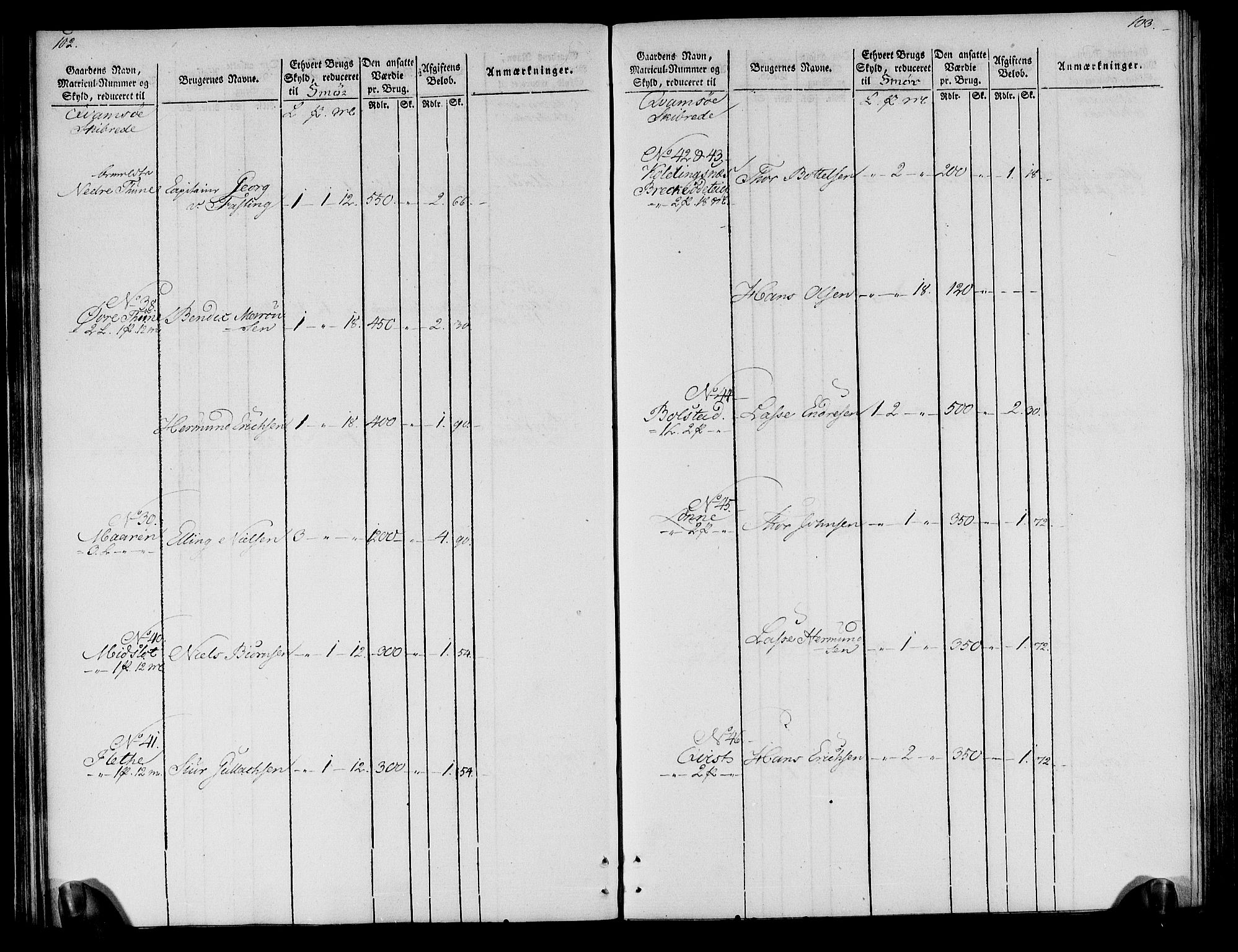 Rentekammeret inntil 1814, Realistisk ordnet avdeling, AV/RA-EA-4070/N/Ne/Nea/L0118: Ytre og Indre Sogn fogderi. Oppebørselsregister, 1803-1804, p. 55