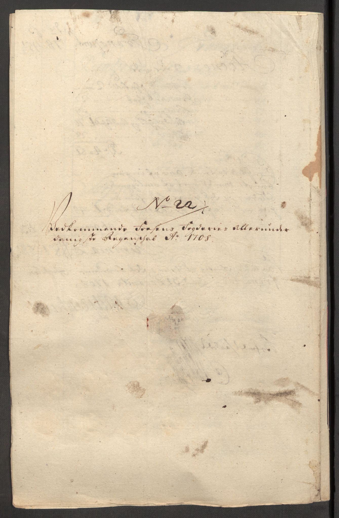 Rentekammeret inntil 1814, Reviderte regnskaper, Fogderegnskap, RA/EA-4092/R57/L3858: Fogderegnskap Fosen, 1708-1709, p. 169