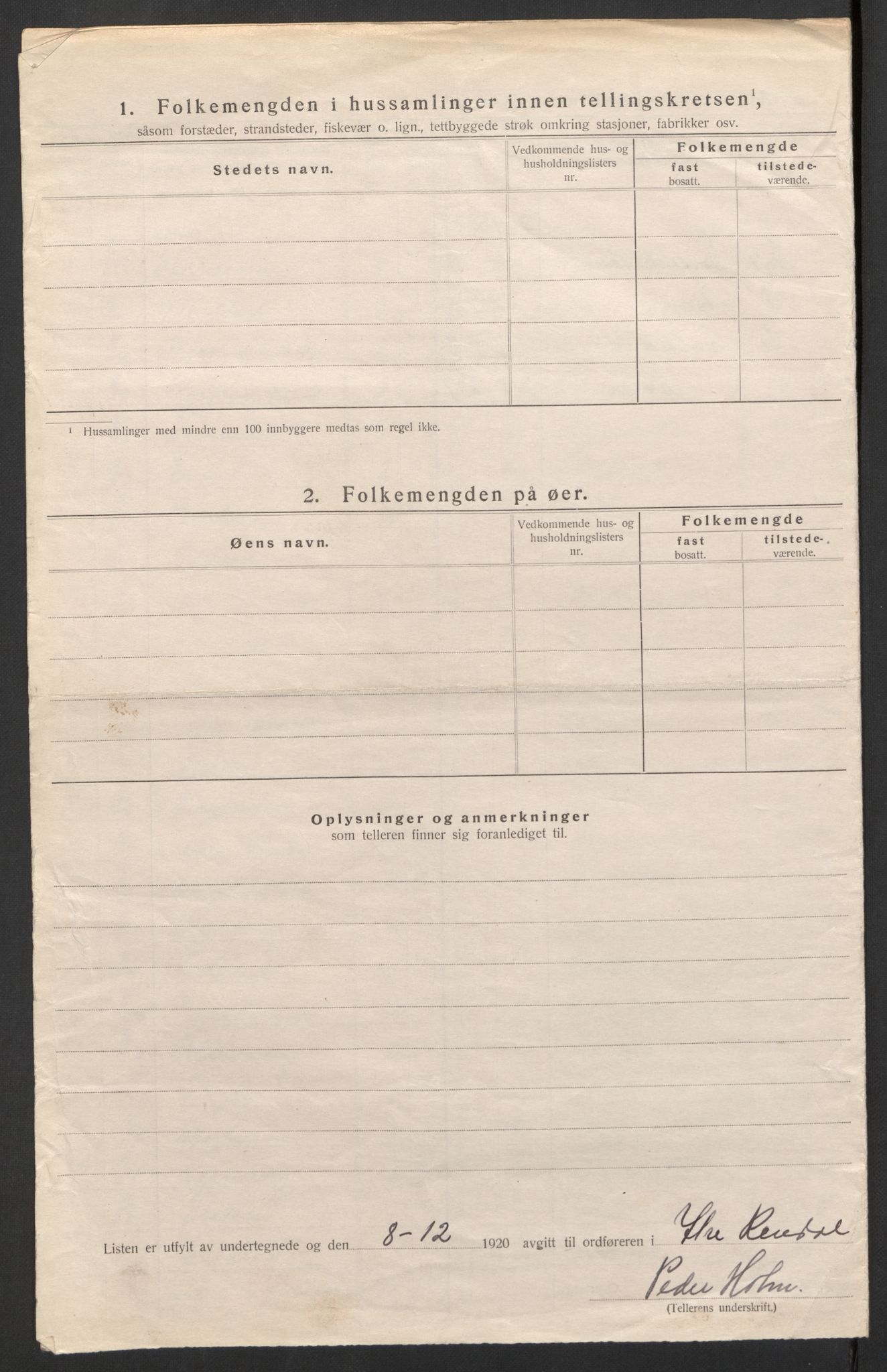 SAH, 1920 census for Ytre Rendal, 1920, p. 27