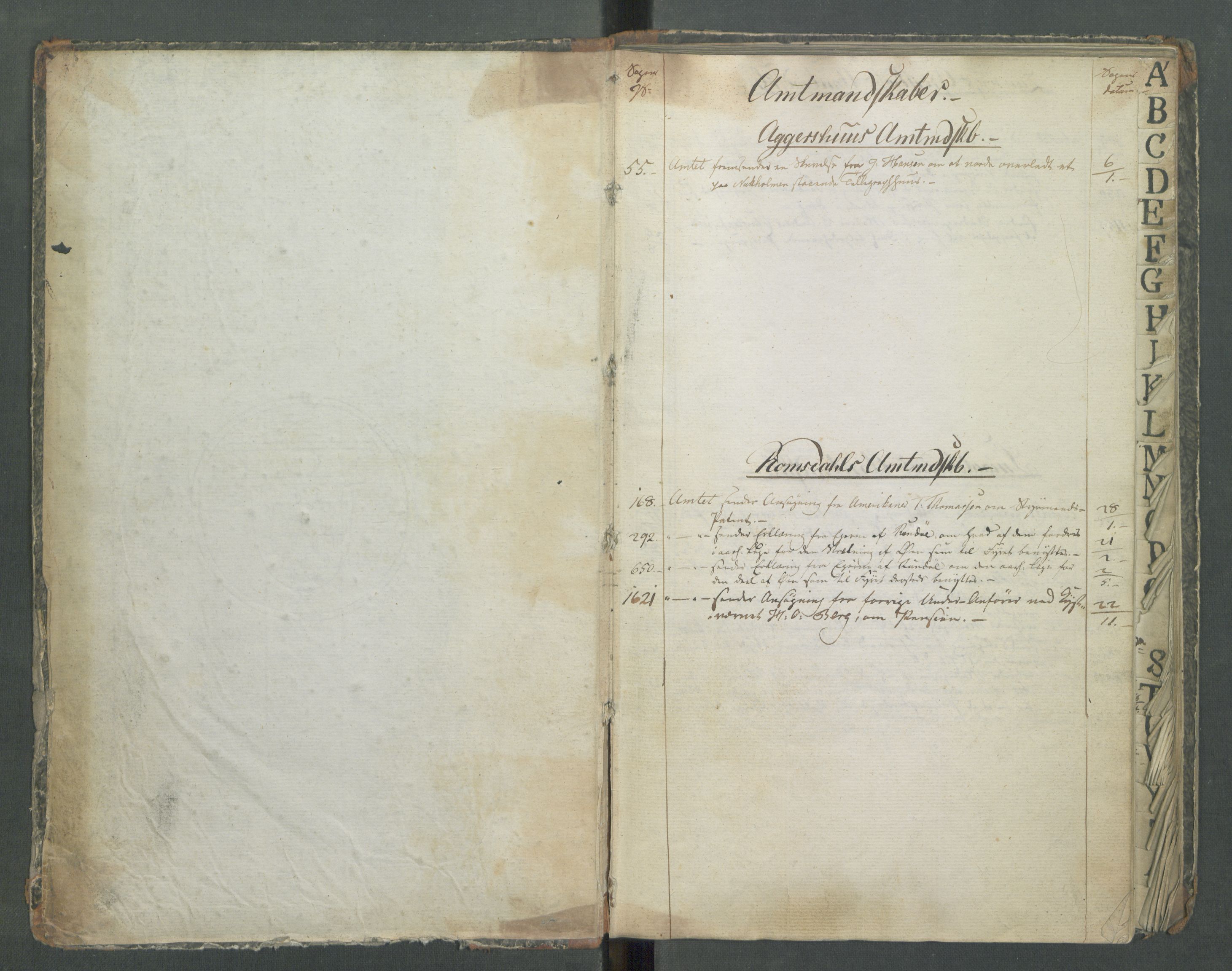 Marinedepartementet/ Marine- og postdepartementet, RA/RAFA-3792/C/L0005: 7de Departements Register, 1817, p. 1