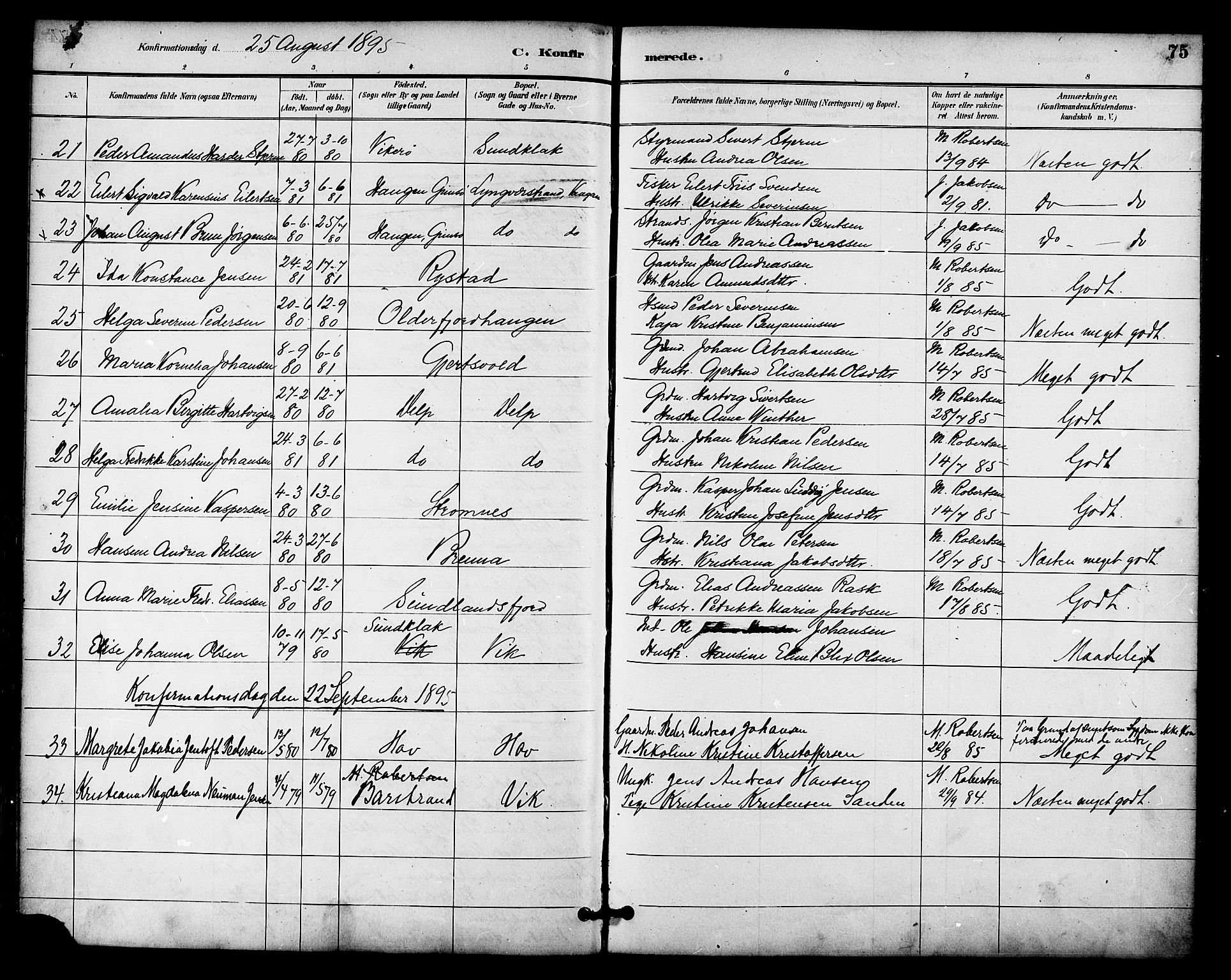 Ministerialprotokoller, klokkerbøker og fødselsregistre - Nordland, AV/SAT-A-1459/876/L1097: Parish register (official) no. 876A03, 1886-1896, p. 75