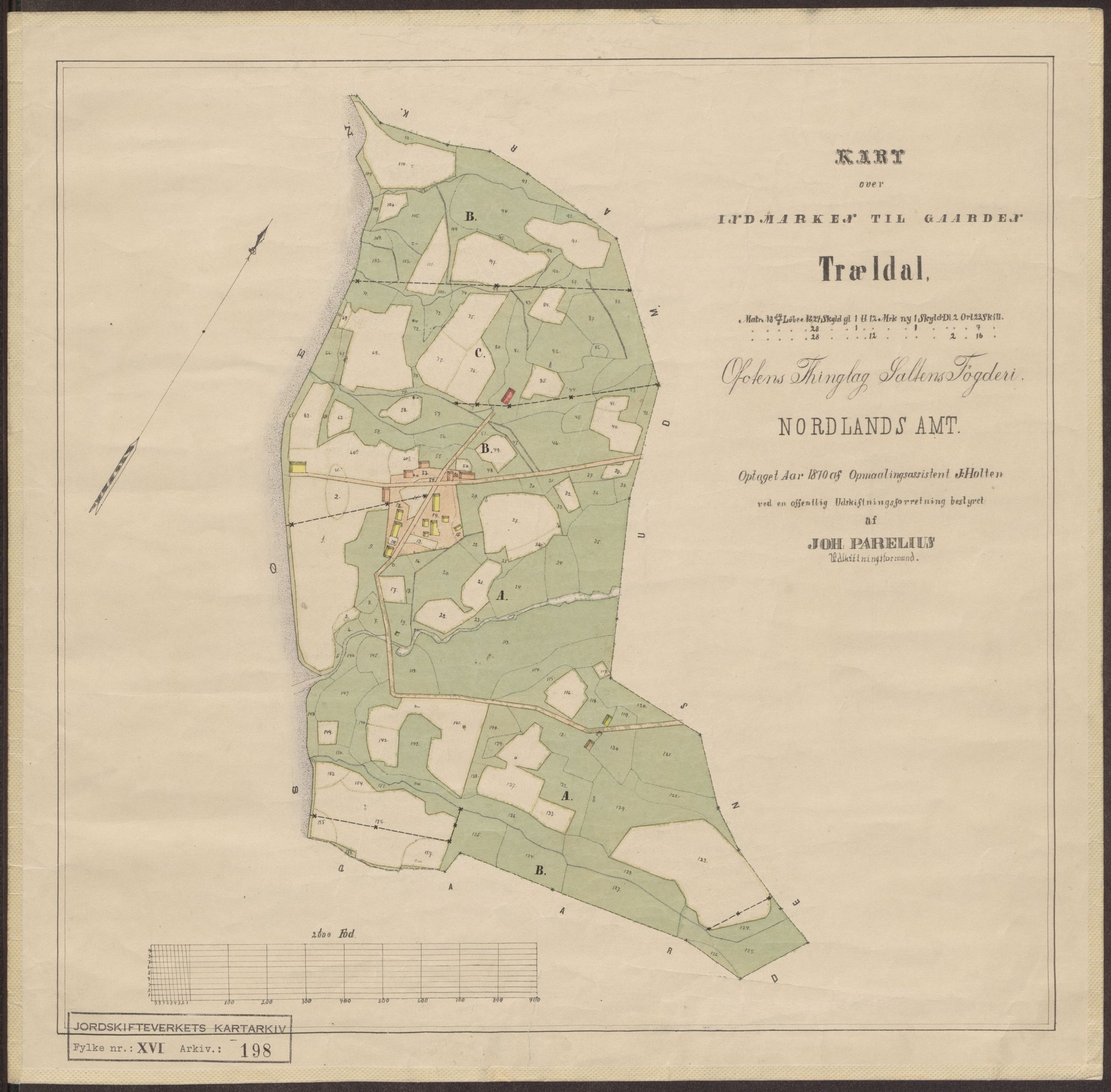 Jordskifteverkets kartarkiv, AV/RA-S-3929/T, 1859-1988, p. 291