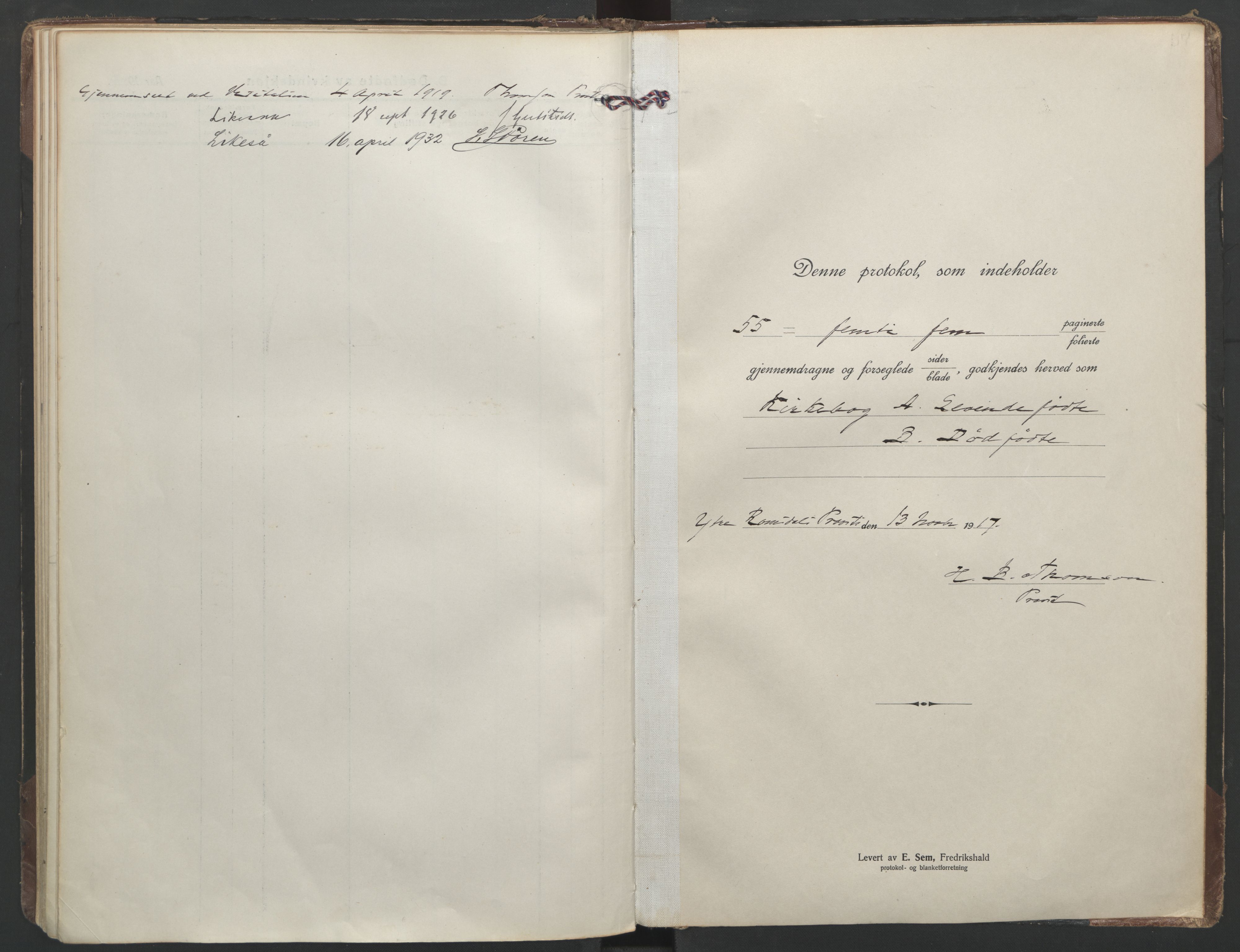 Ministerialprotokoller, klokkerbøker og fødselsregistre - Møre og Romsdal, SAT/A-1454/558/L0696: Parish register (official) no. 558A10, 1917-1929