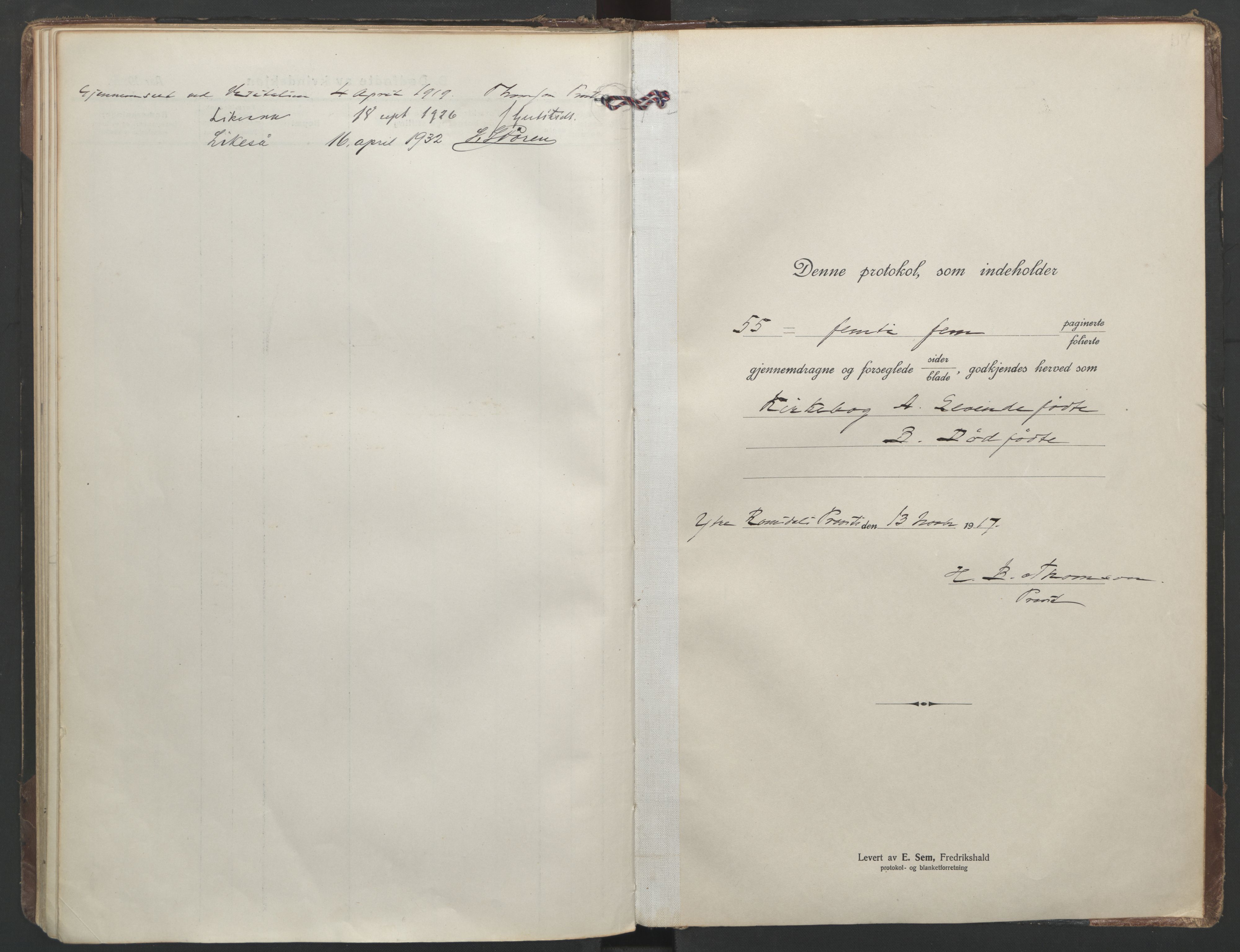 Ministerialprotokoller, klokkerbøker og fødselsregistre - Møre og Romsdal, AV/SAT-A-1454/558/L0696: Parish register (official) no. 558A10, 1917-1929