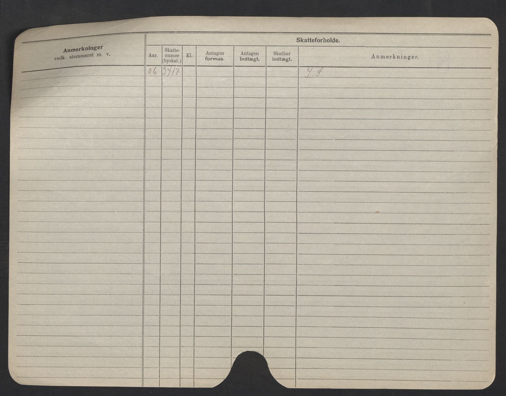 Oslo folkeregister, Registerkort, AV/SAO-A-11715/F/Fa/Fac/L0006: Menn, 1906-1914, p. 300b