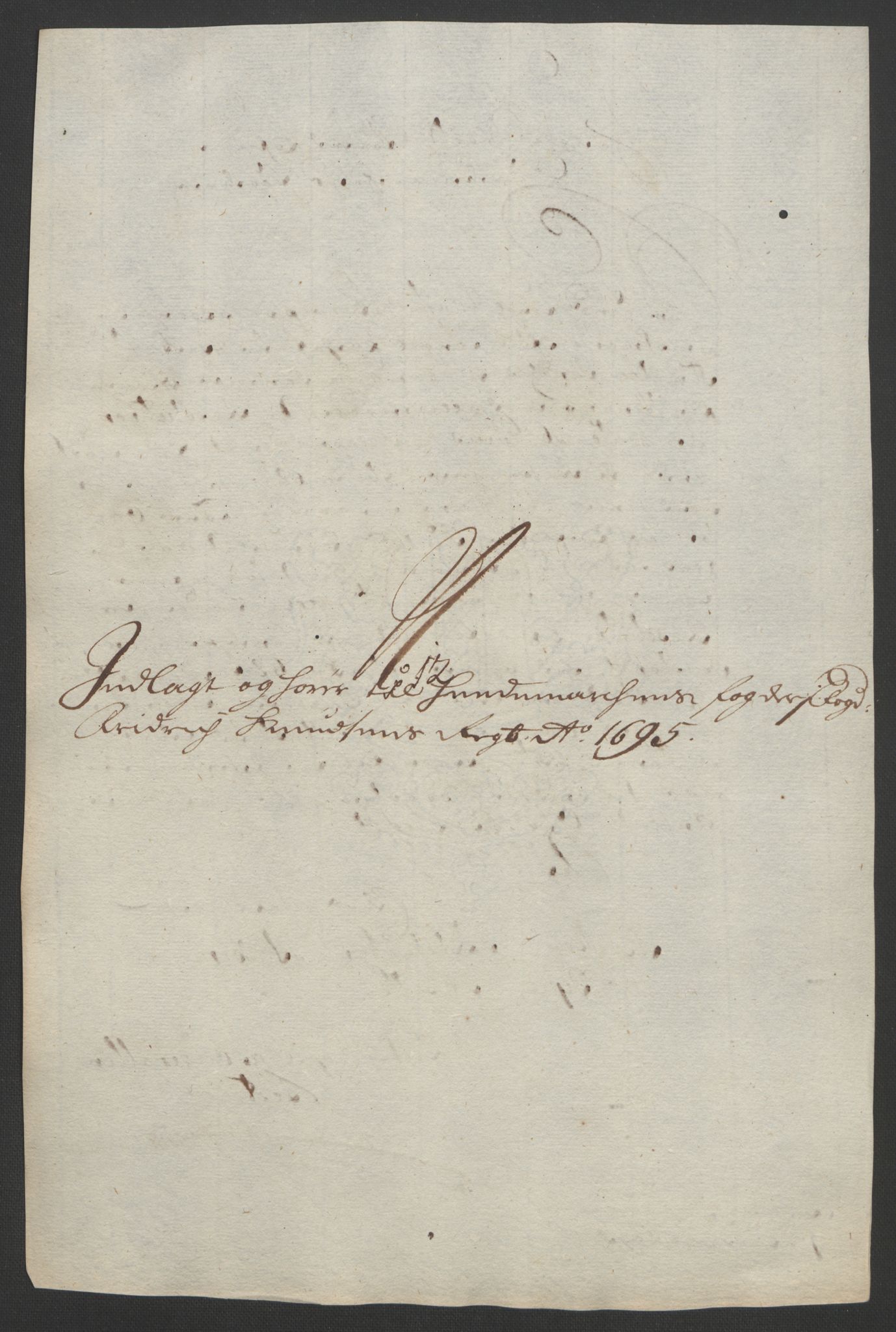 Rentekammeret inntil 1814, Reviderte regnskaper, Fogderegnskap, AV/RA-EA-4092/R16/L1036: Fogderegnskap Hedmark, 1695-1696, p. 245