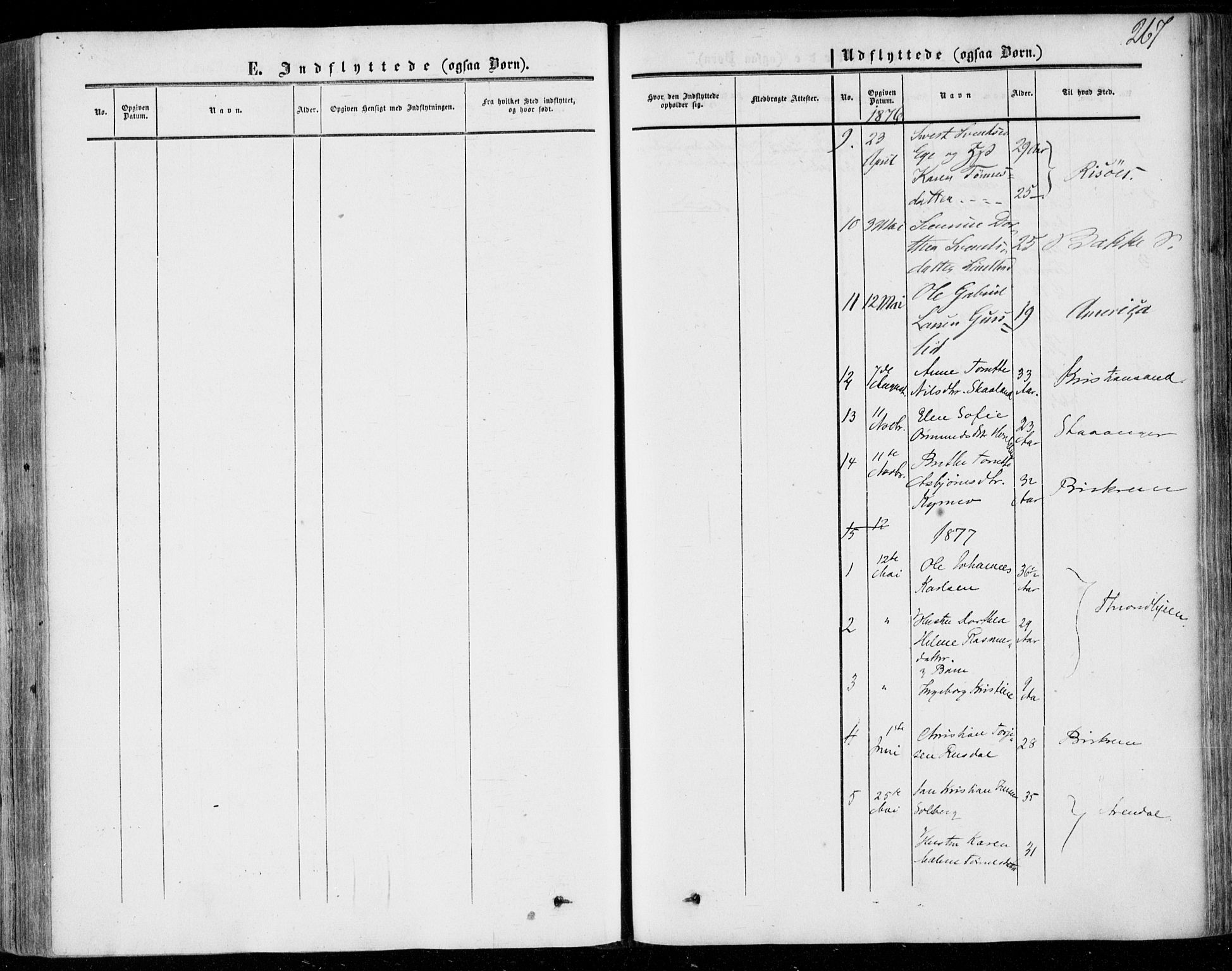 Lund sokneprestkontor, AV/SAST-A-101809/S06/L0009: Parish register (official) no. A 8, 1853-1877, p. 267