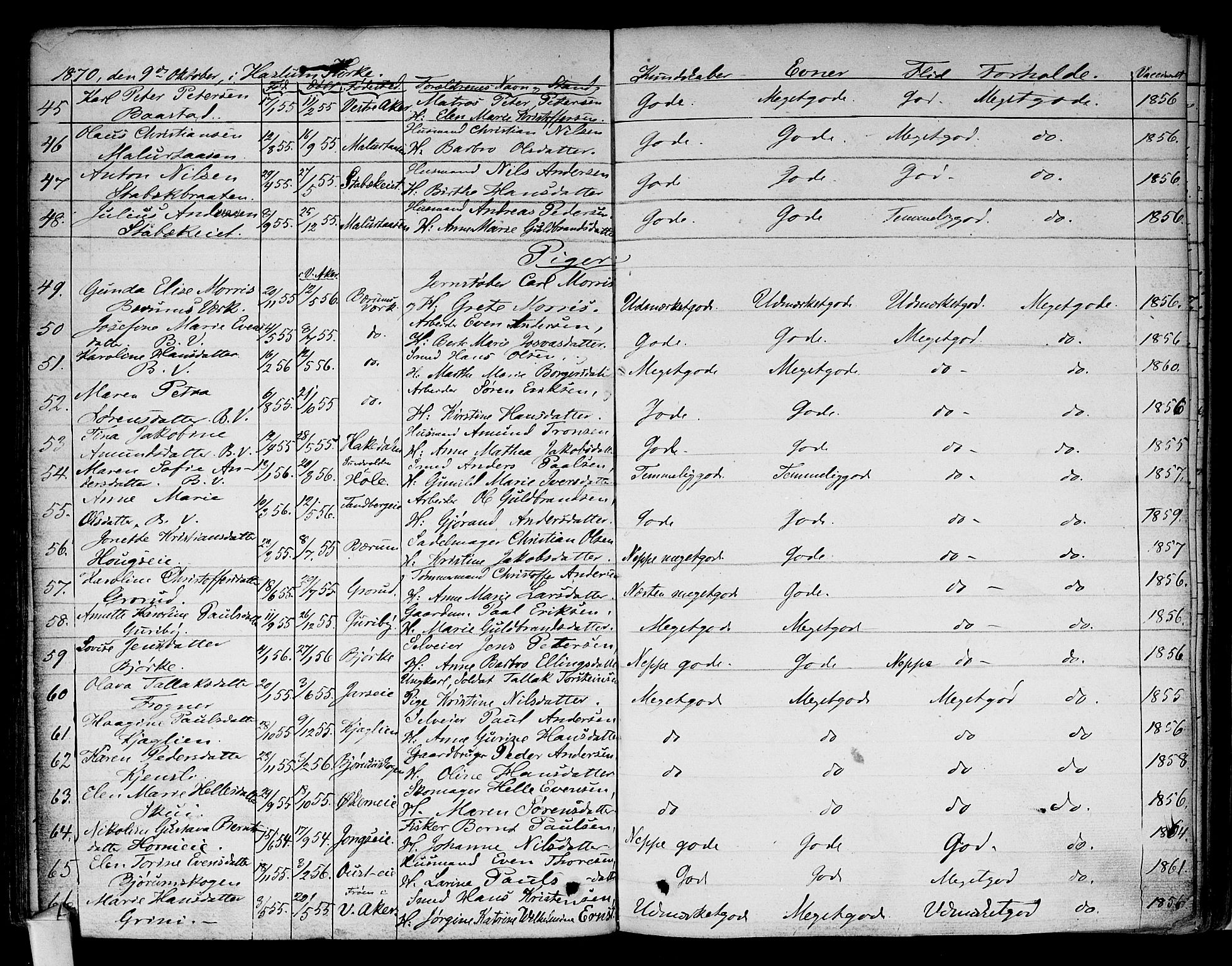 Asker prestekontor Kirkebøker, AV/SAO-A-10256a/F/Fa/L0009: Parish register (official) no. I 9, 1825-1878, p. 273