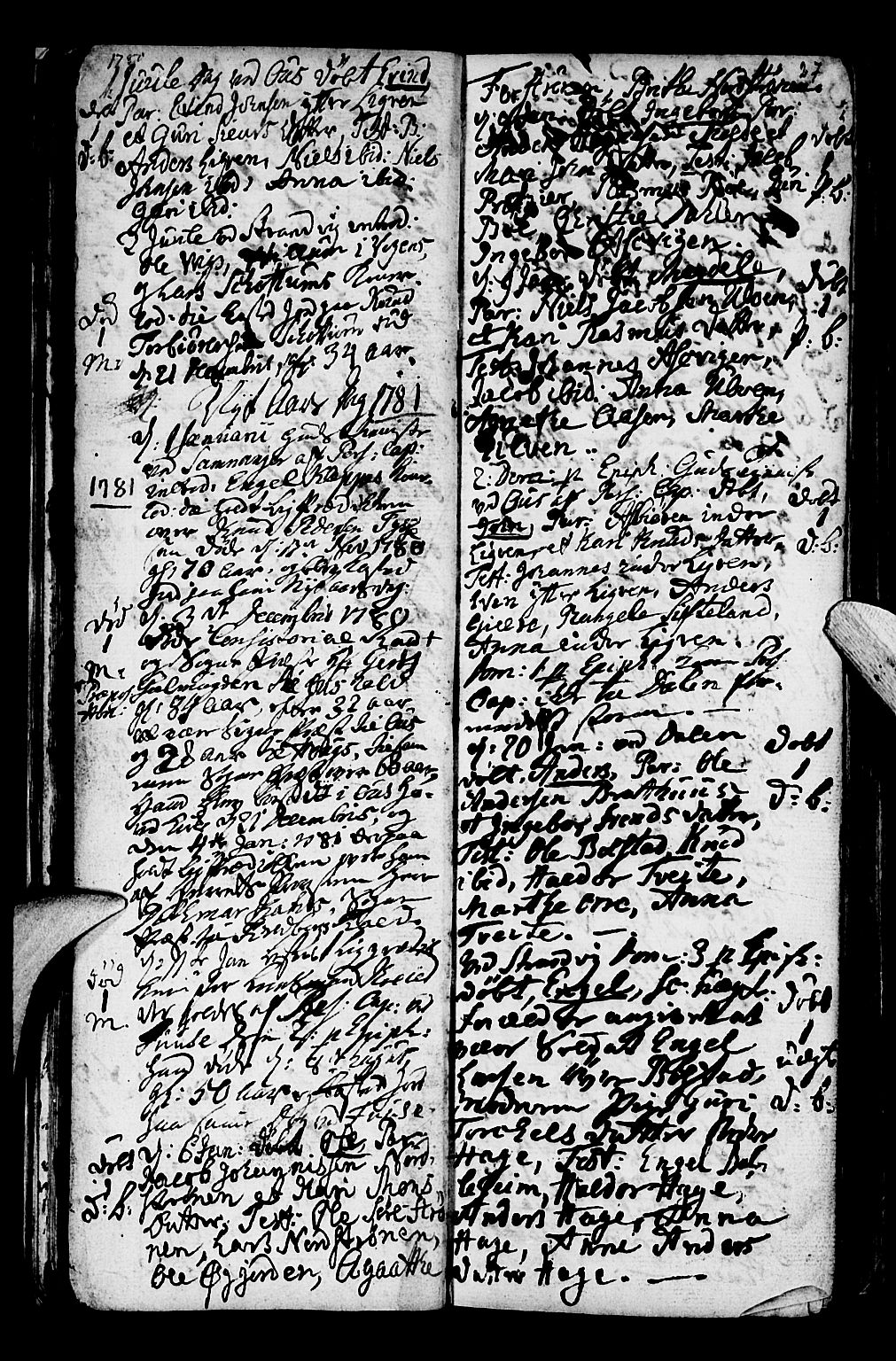 Os sokneprestembete, SAB/A-99929: Parish register (official) no. A 10, 1779-1788, p. 27