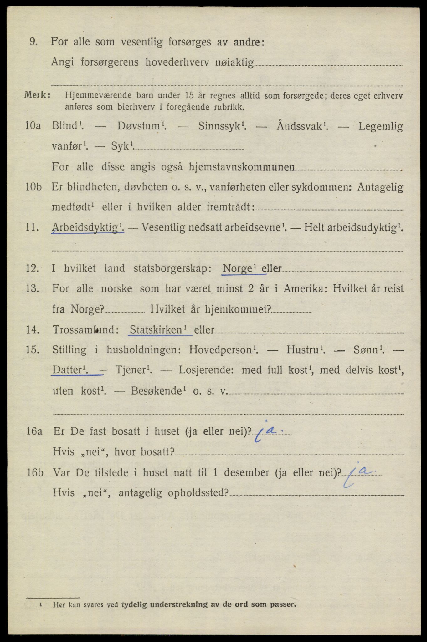 SAKO, 1920 census for Heddal, 1920, p. 5191