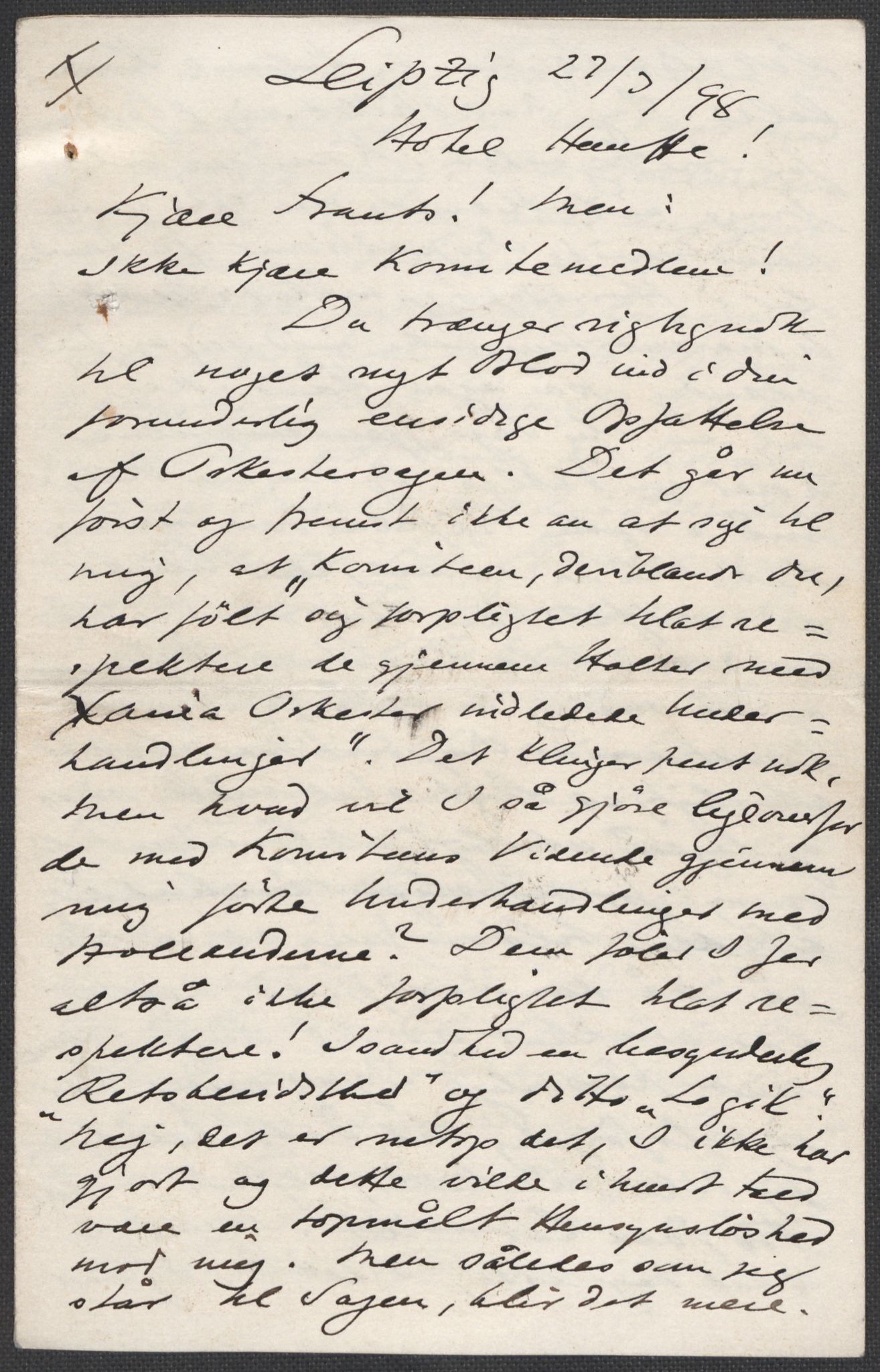 Beyer, Frants, AV/RA-PA-0132/F/L0001: Brev fra Edvard Grieg til Frantz Beyer og "En del optegnelser som kan tjene til kommentar til brevene" av Marie Beyer, 1872-1907, p. 518