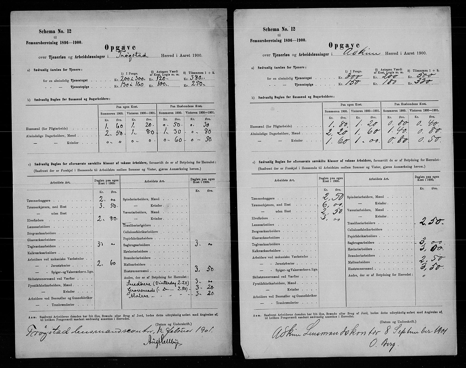 Statistisk sentralbyrå, Næringsøkonomiske emner, Generelt - Amtmennenes femårsberetninger, AV/RA-S-2233/F/Fa/L0094: --, 1900, p. 45