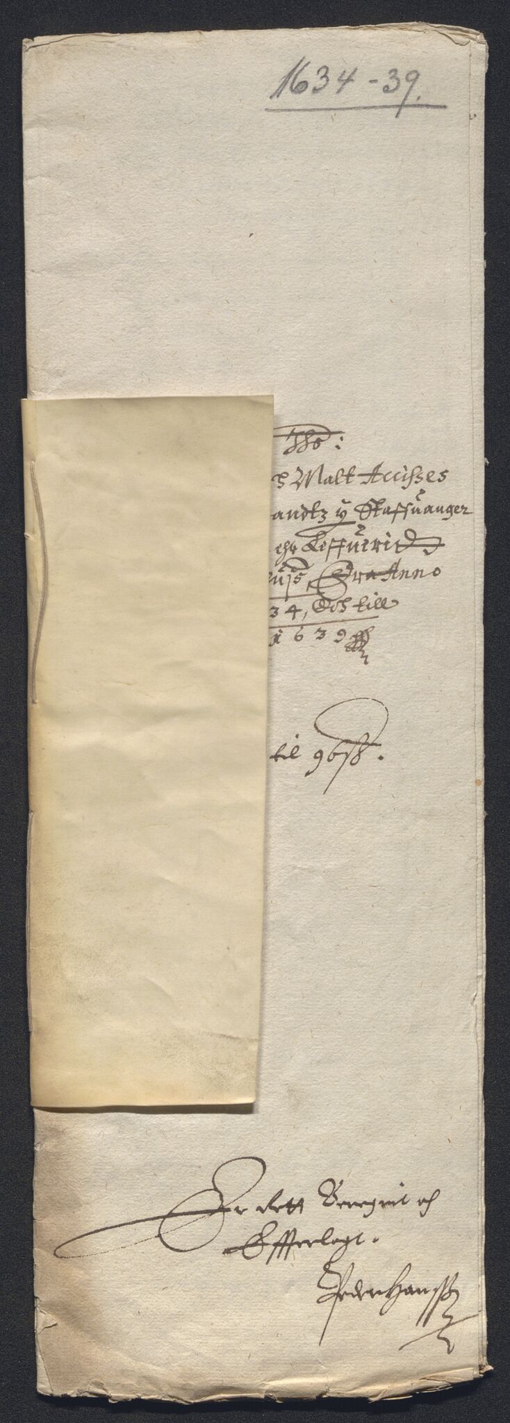 Rentekammeret inntil 1814, Reviderte regnskaper, Byregnskaper, AV/RA-EA-4066/R/Ro/L0298: [O1] By- og kontribusjonsregnskap, 1624-1639, p. 278