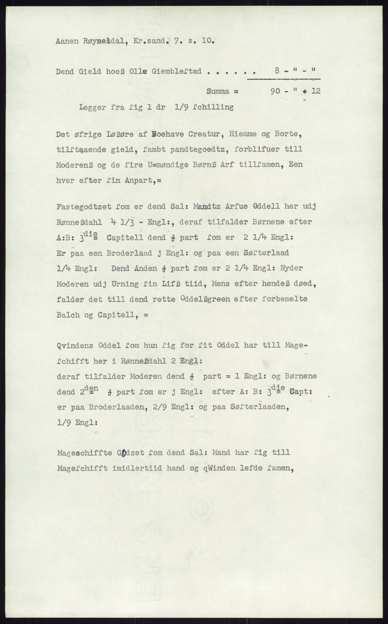 Samlinger til kildeutgivelse, Diplomavskriftsamlingen, AV/RA-EA-4053/H/Ha, p. 2643