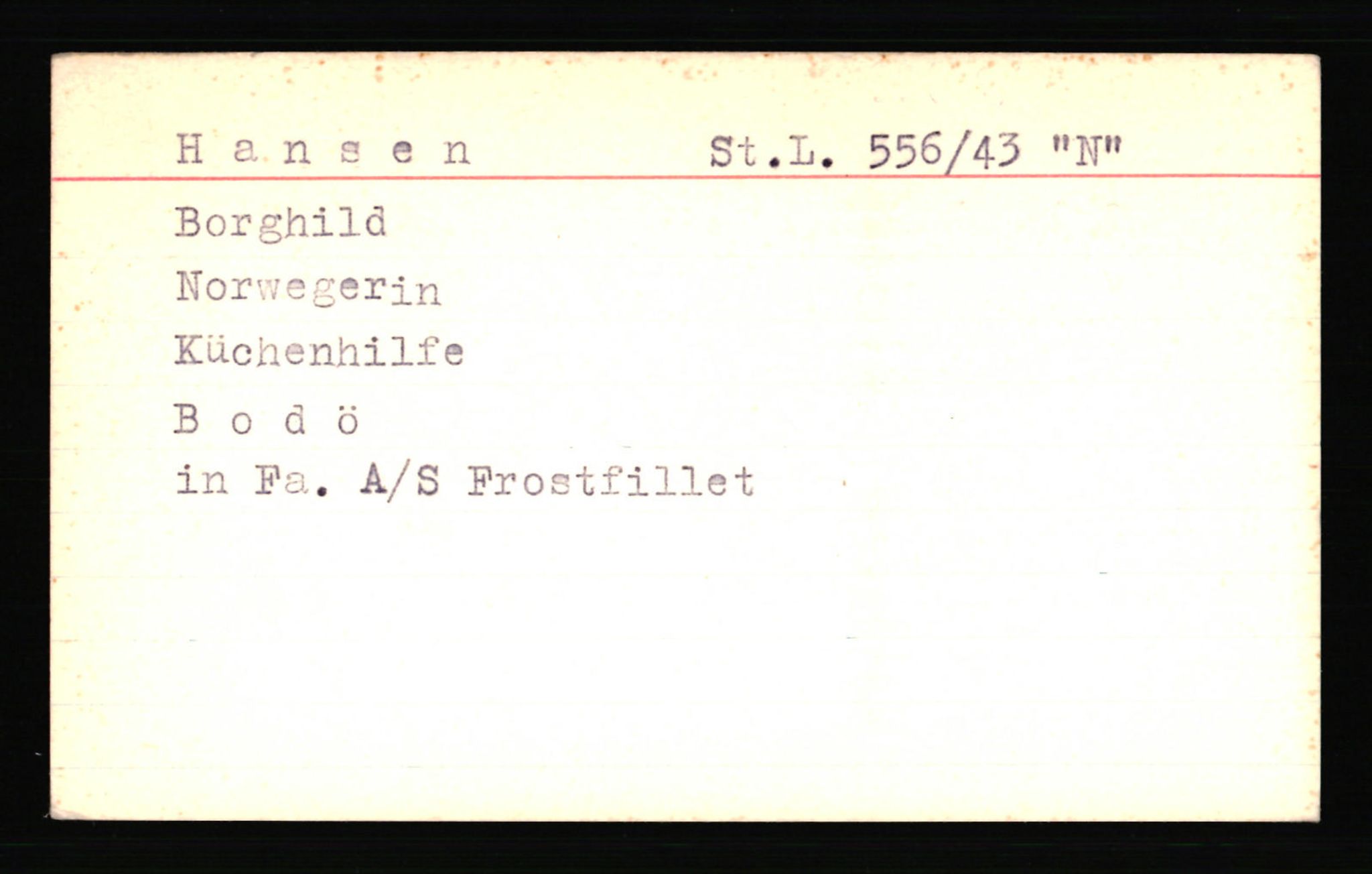 SS- und Polizeigericht Nord (IX), AV/RA-RAFA-3182/0001/C/Ca/L0003: kartotekkort for personer alfabetisk på etternavn: H-Joha, 1940-1945, p. 38