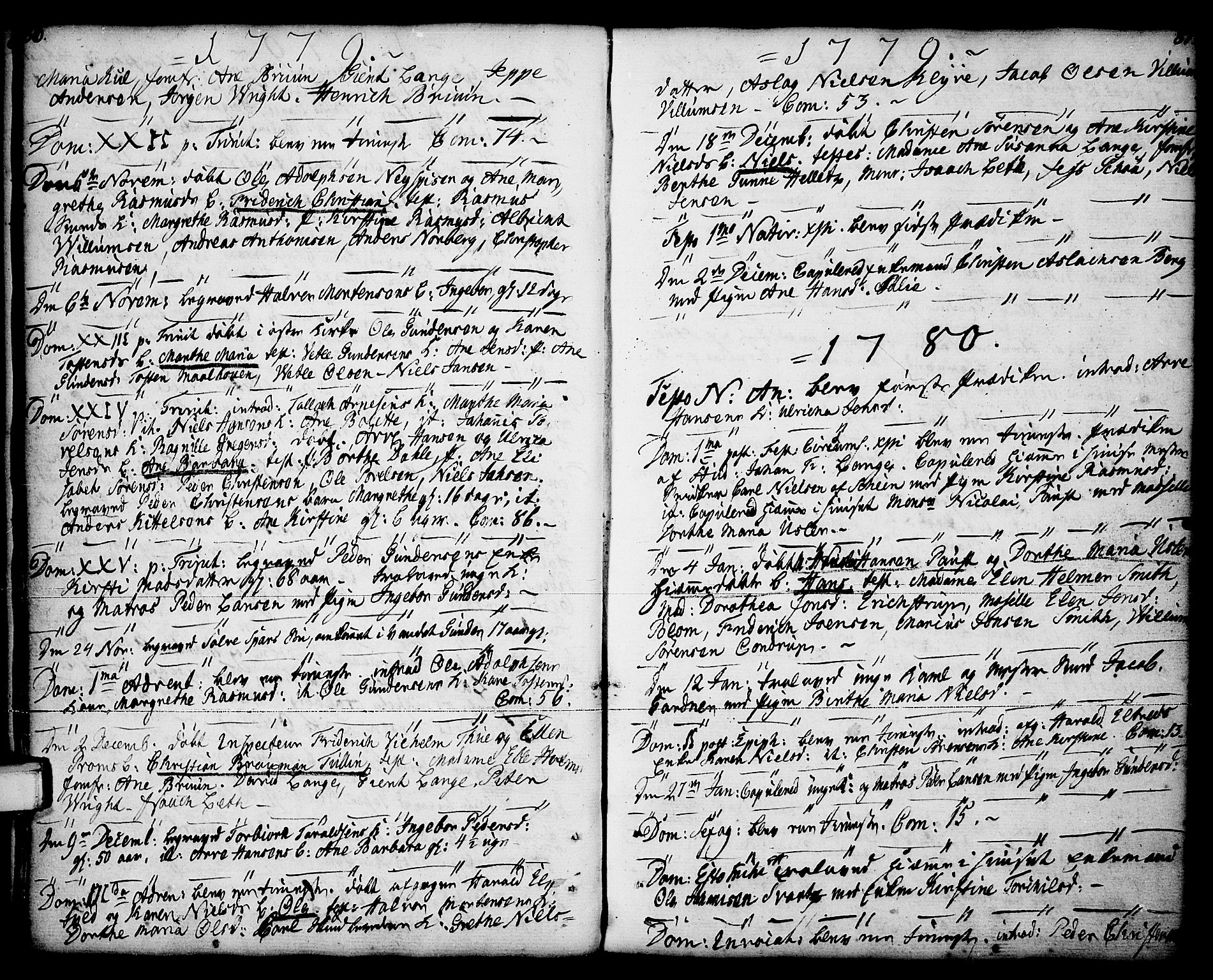 Porsgrunn kirkebøker , AV/SAKO-A-104/F/Fa/L0001: Parish register (official) no. 1, 1764-1814, p. 86-87