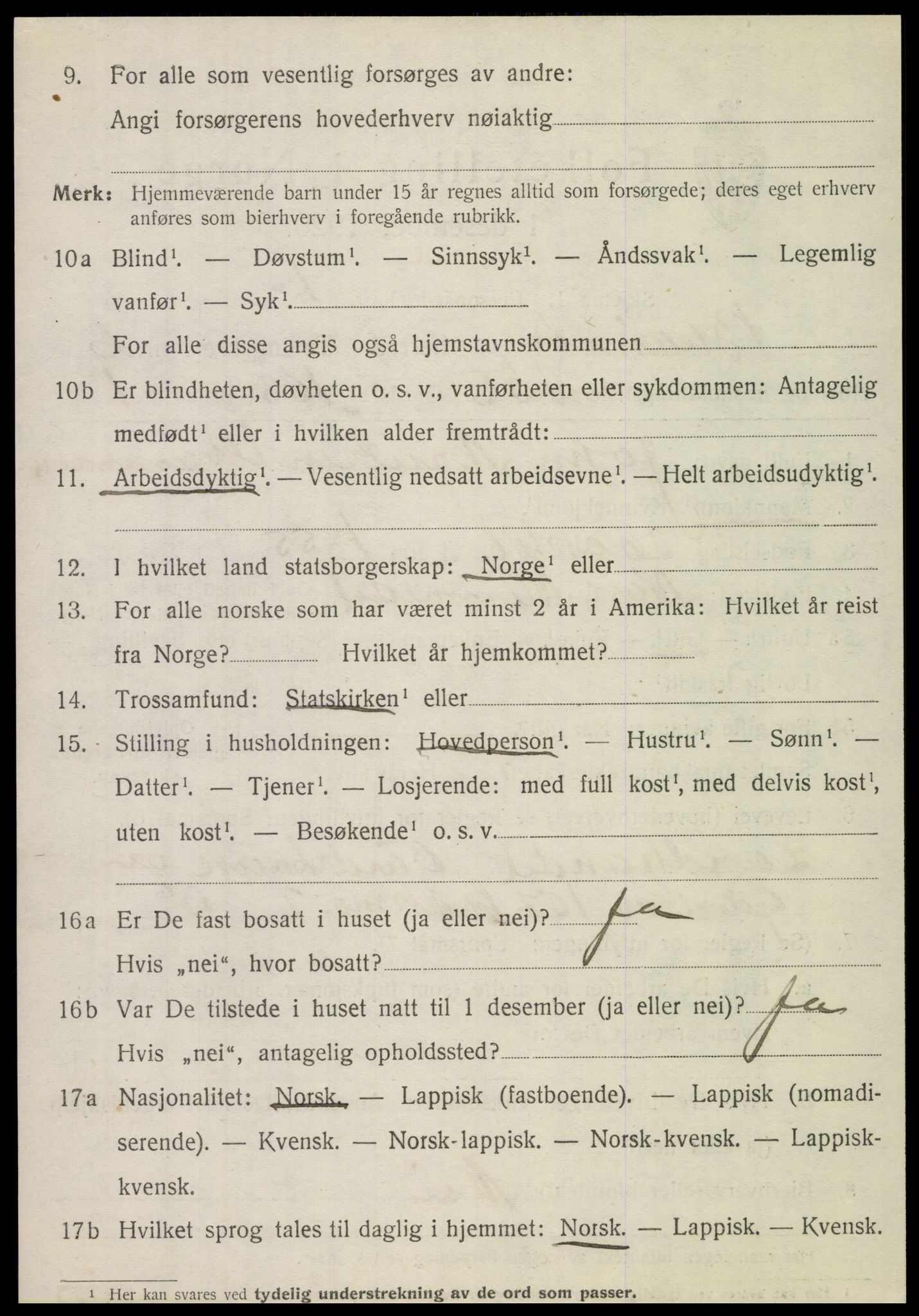 SAT, 1920 census for Brønnøy, 1920, p. 5031