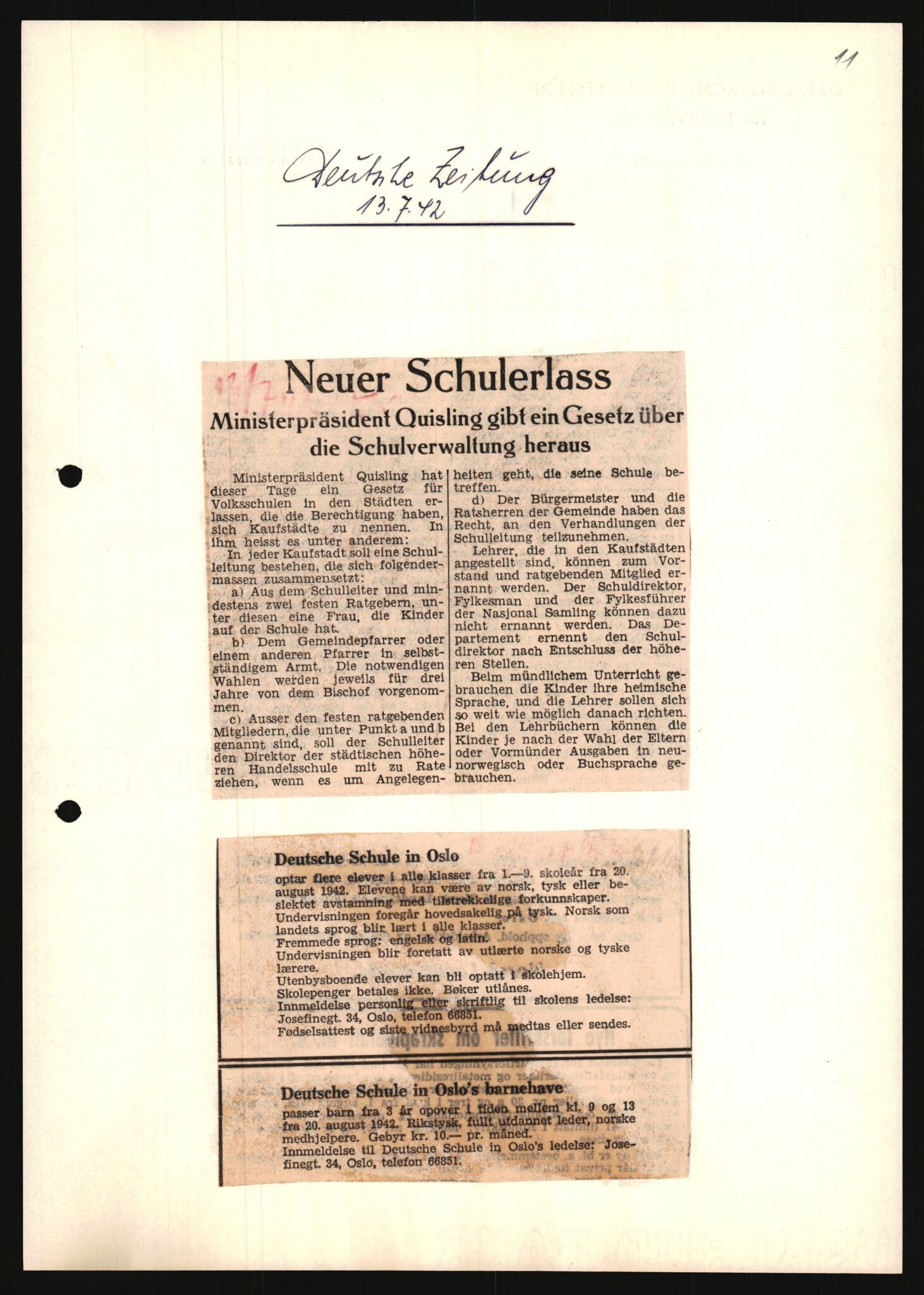 Forsvarets Overkommando. 2 kontor. Arkiv 11.4. Spredte tyske arkivsaker, AV/RA-RAFA-7031/D/Dar/Darb/L0013: Reichskommissariat - Hauptabteilung Vervaltung, 1917-1942, p. 1234