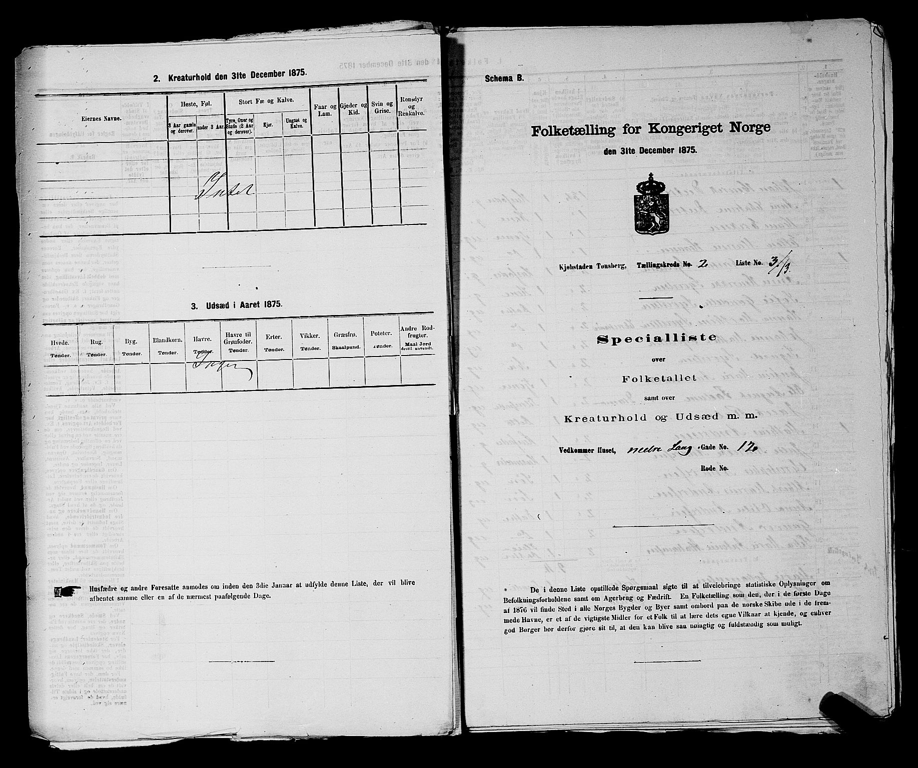 SAKO, 1875 census for 0705P Tønsberg, 1875, p. 53