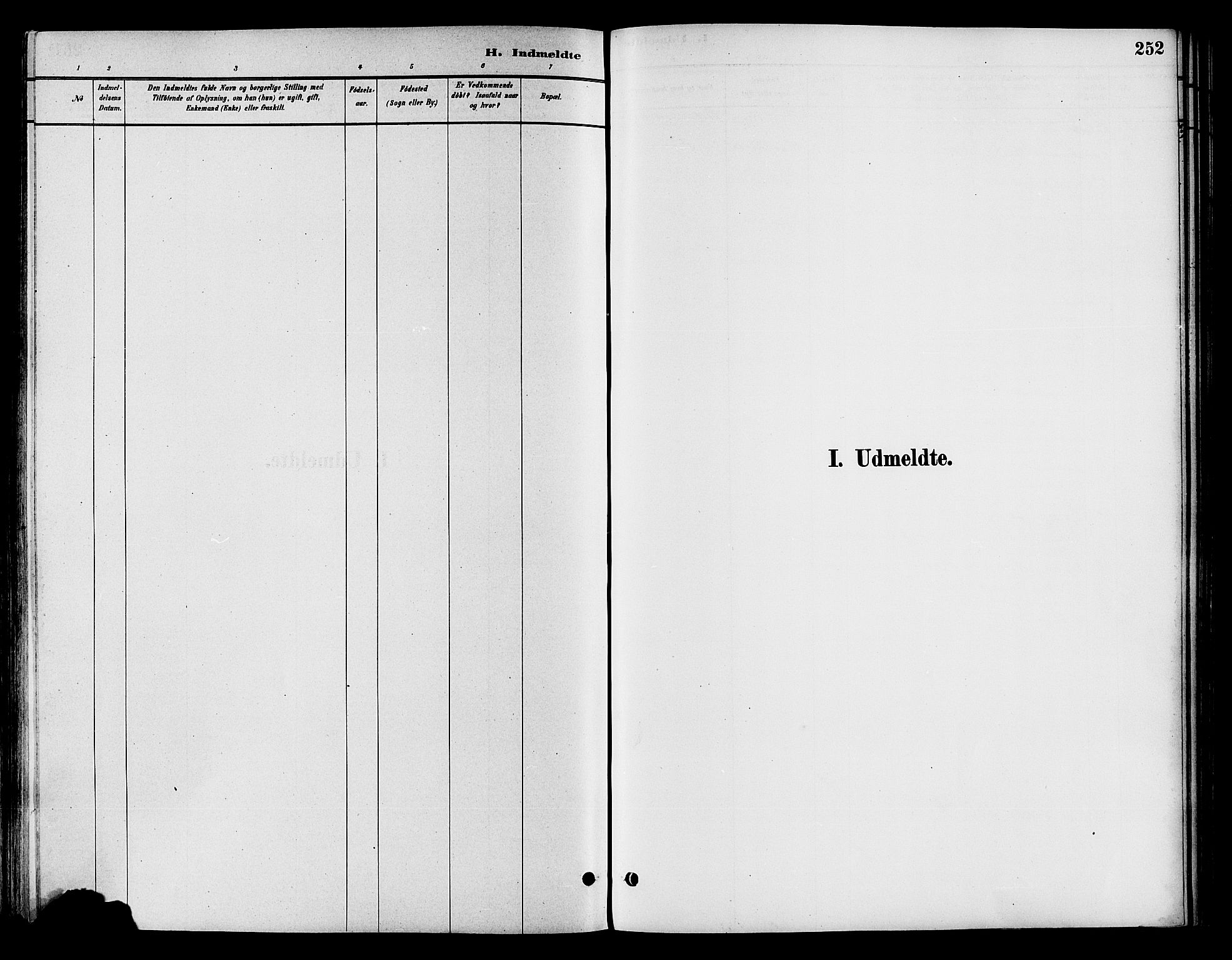 Østre Toten prestekontor, SAH/PREST-104/H/Ha/Haa/L0007: Parish register (official) no. 7, 1881-1896, p. 252