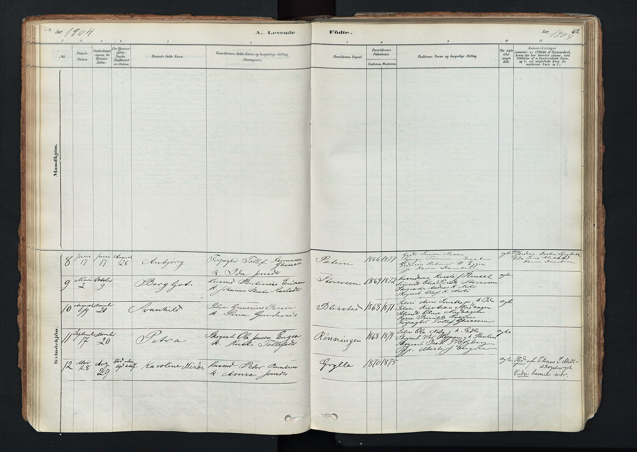 Trysil prestekontor, AV/SAH-PREST-046/H/Ha/Haa/L0011: Parish register (official) no. 11, 1878-1912, p. 62