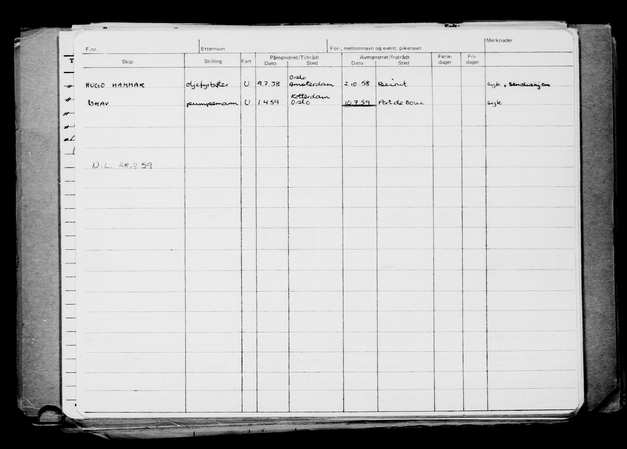 Direktoratet for sjømenn, AV/RA-S-3545/G/Gb/L0140: Hovedkort, 1916, p. 266