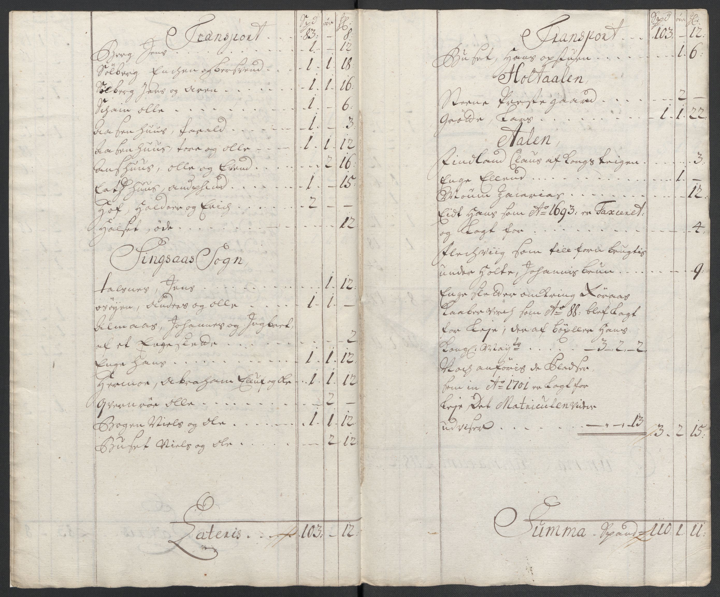 Rentekammeret inntil 1814, Reviderte regnskaper, Fogderegnskap, RA/EA-4092/R60/L3959: Fogderegnskap Orkdal og Gauldal, 1709, p. 305