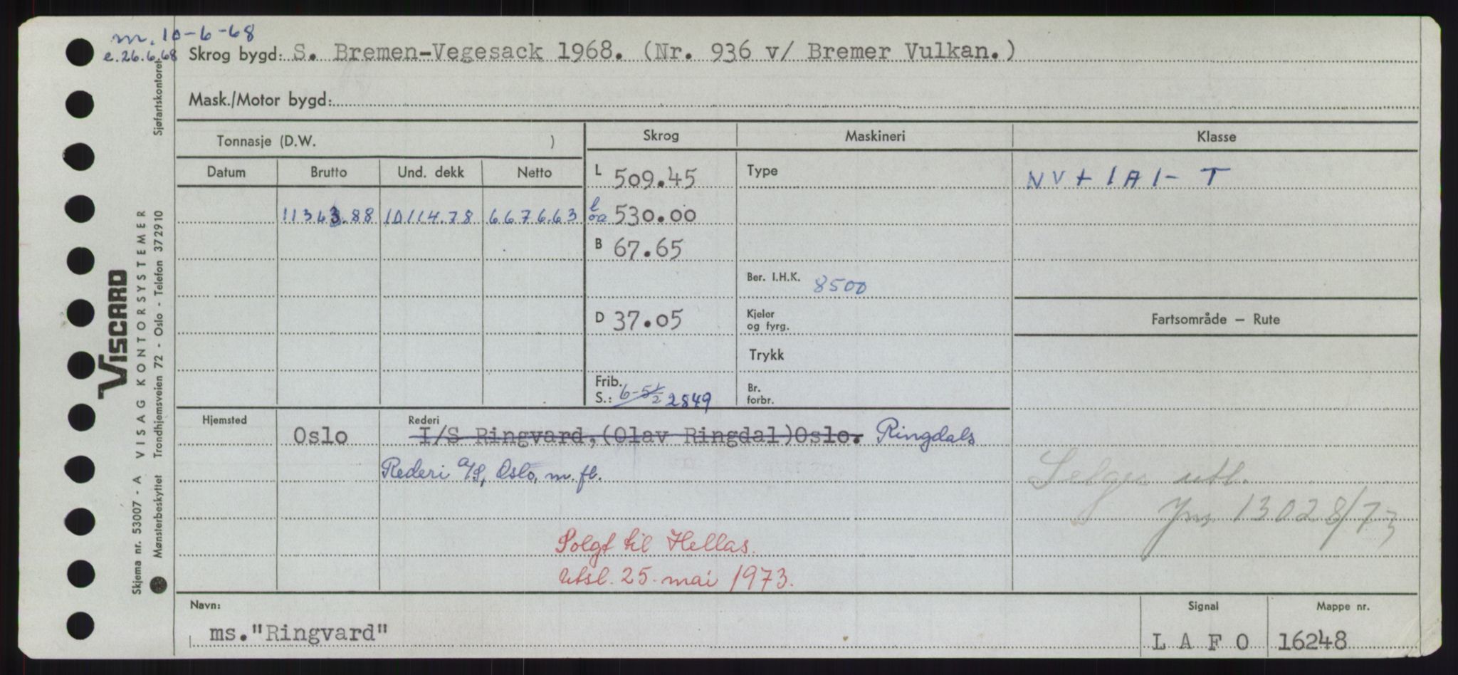 Sjøfartsdirektoratet med forløpere, Skipsmålingen, RA/S-1627/H/Hd/L0030: Fartøy, Q-Riv, p. 595