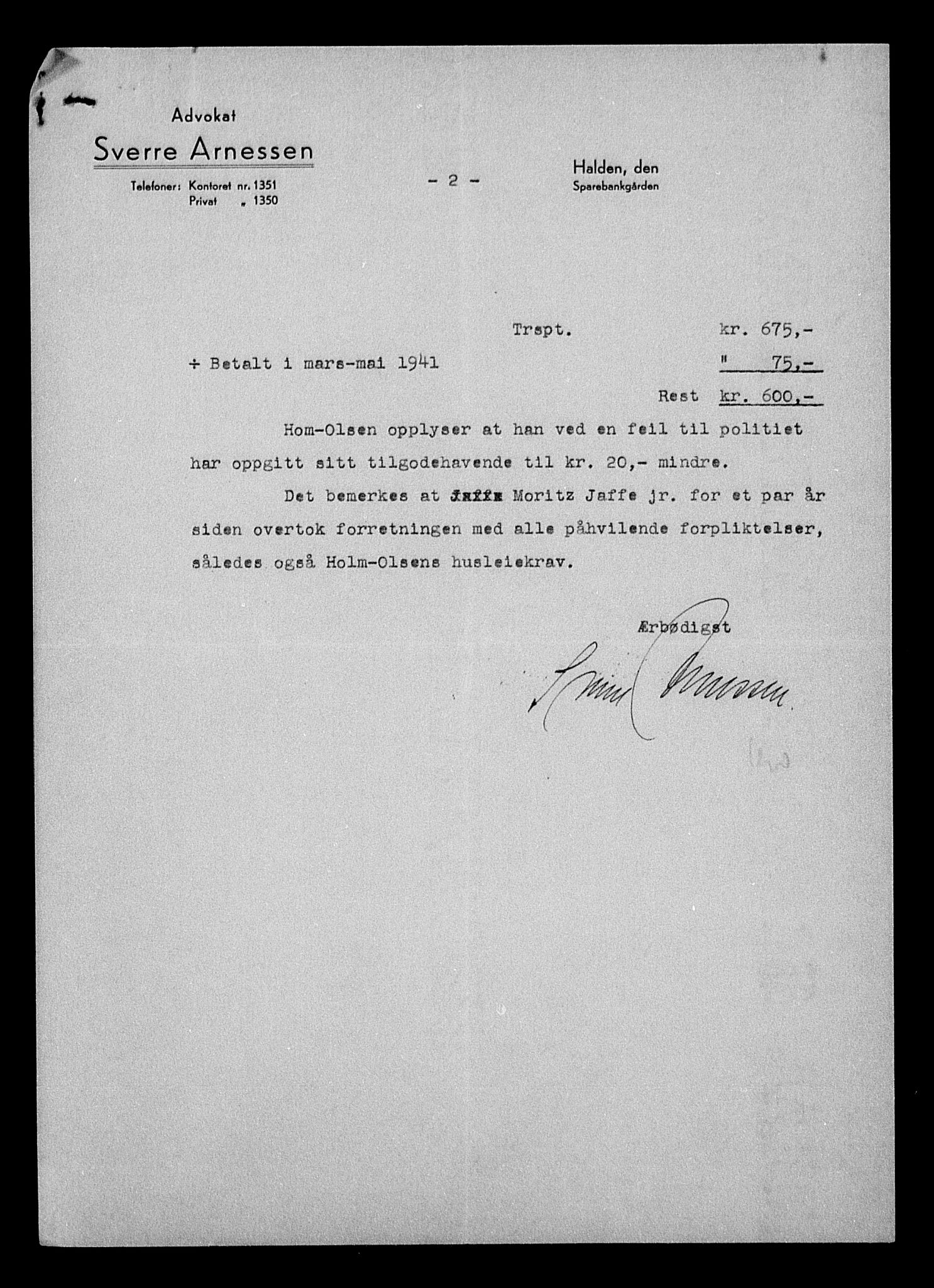 Justisdepartementet, Tilbakeføringskontoret for inndratte formuer, AV/RA-S-1564/H/Hc/Hcd/L1000: --, 1945-1947, p. 581