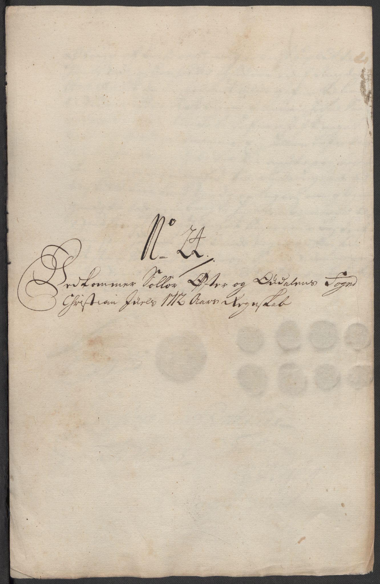 Rentekammeret inntil 1814, Reviderte regnskaper, Fogderegnskap, AV/RA-EA-4092/R13/L0849: Fogderegnskap Solør, Odal og Østerdal, 1712, p. 327