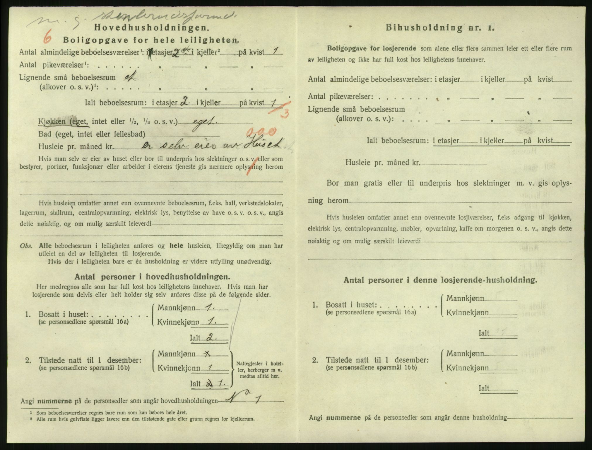 SAKO, 1920 census for Larvik, 1920, p. 3181