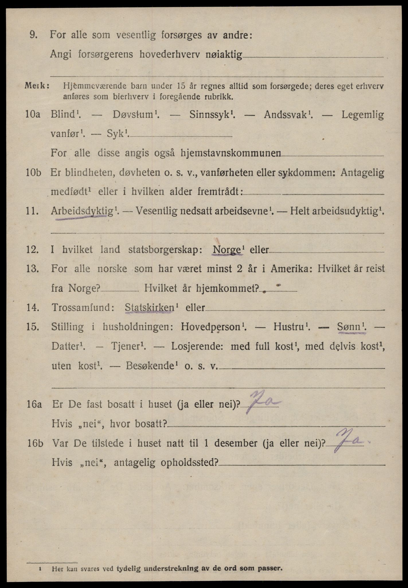 SAT, 1920 census for Øre, 1920, p. 2042